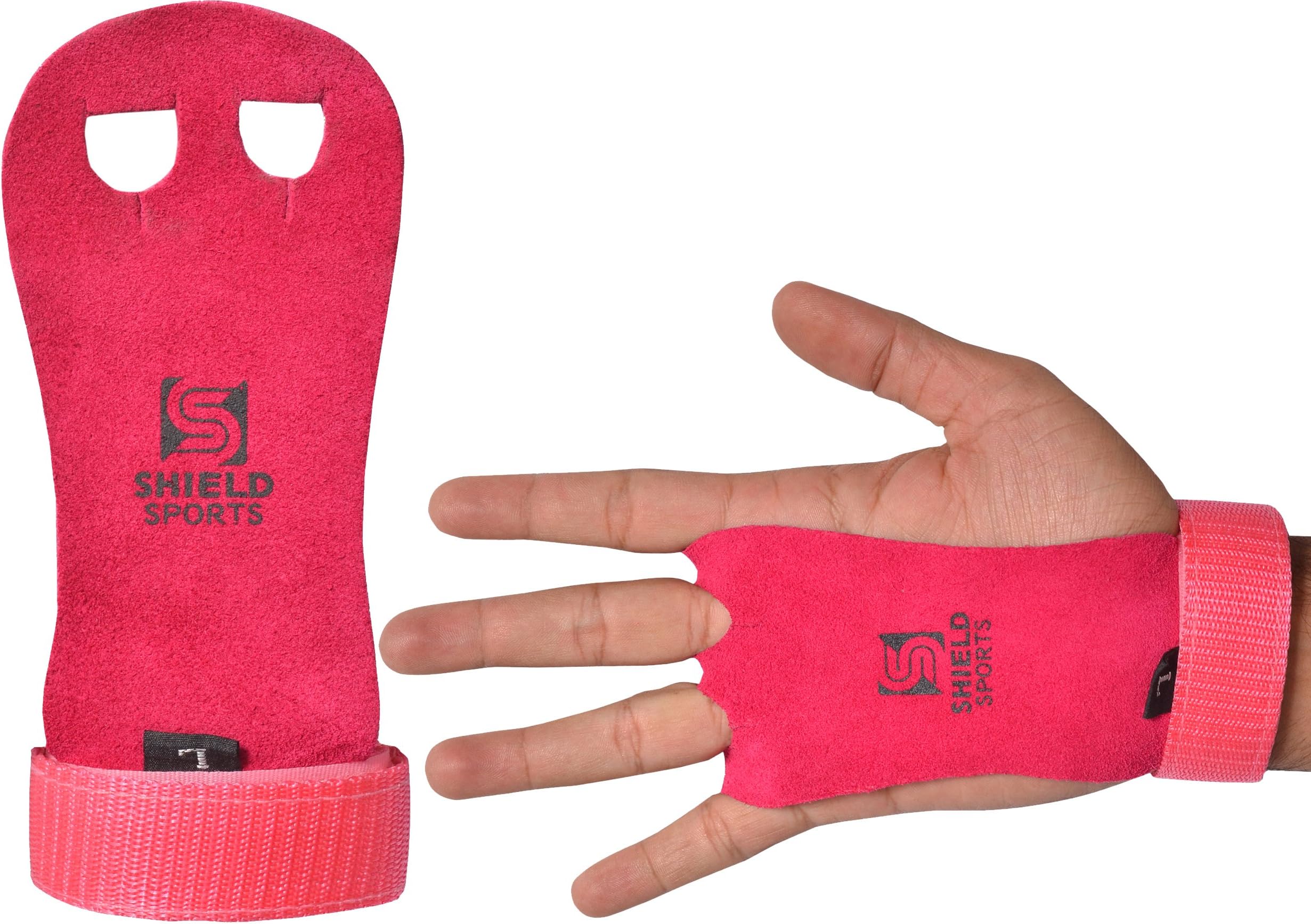 SHILED SPORTS Kids Children Size Gymnastics palm protectors junior Girls Textured Leather Grips Gloves