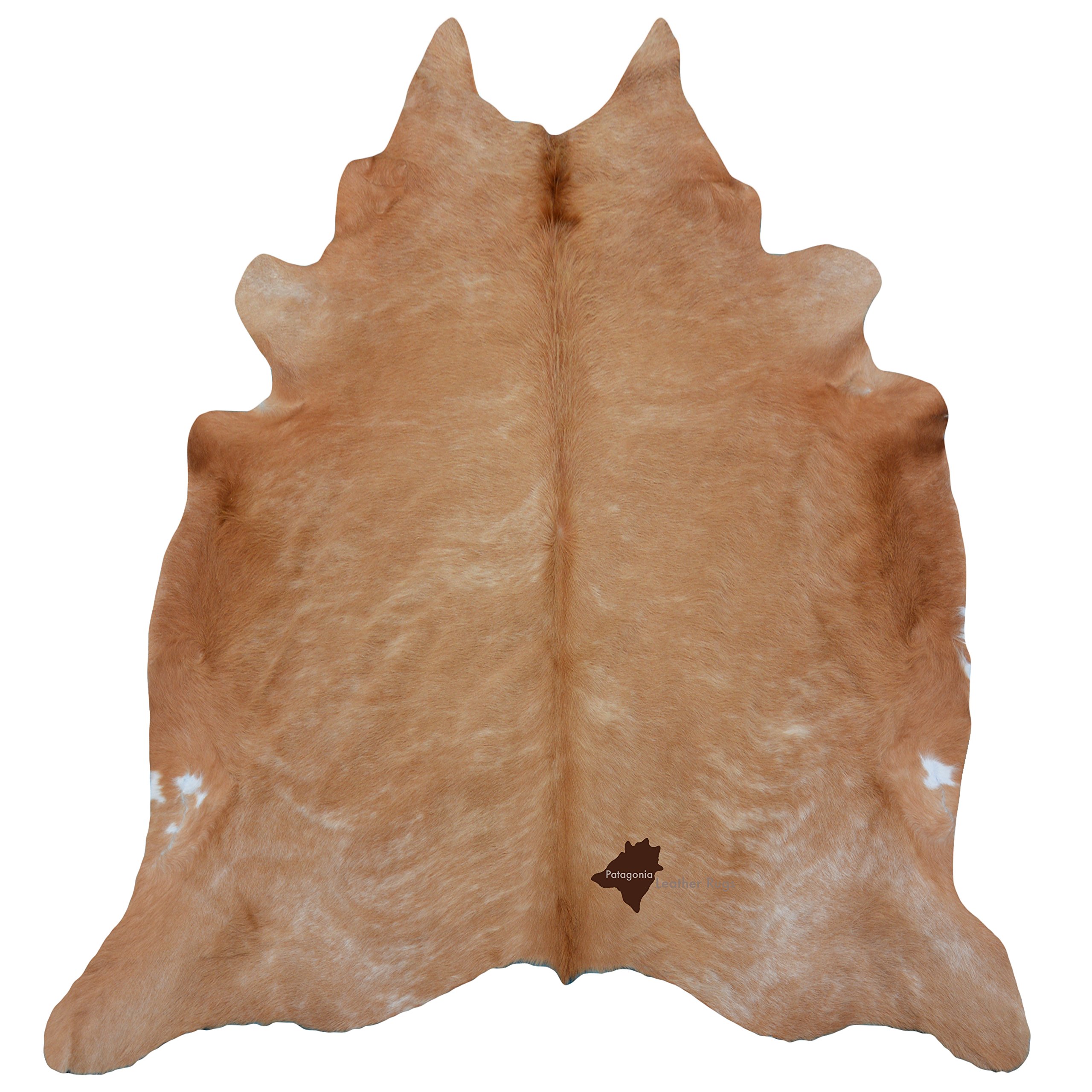 Tapis en peau de vache Patagonia beige et blanc modèle Cod. 517 pour salon
