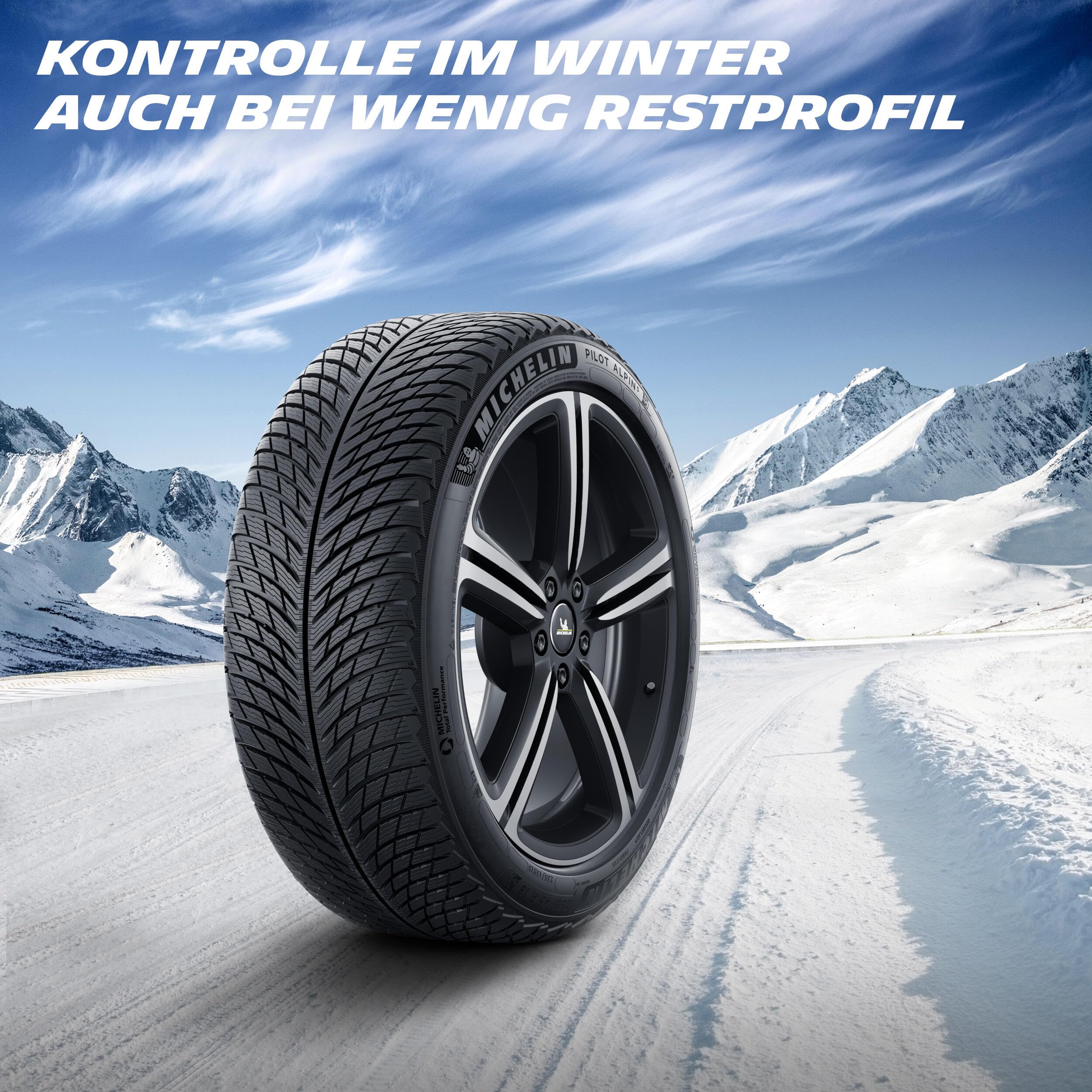 MICHELIN 31029 Pilot Alpin 5 XL FSL M+S - 225/45R18 95V - Winterreifen