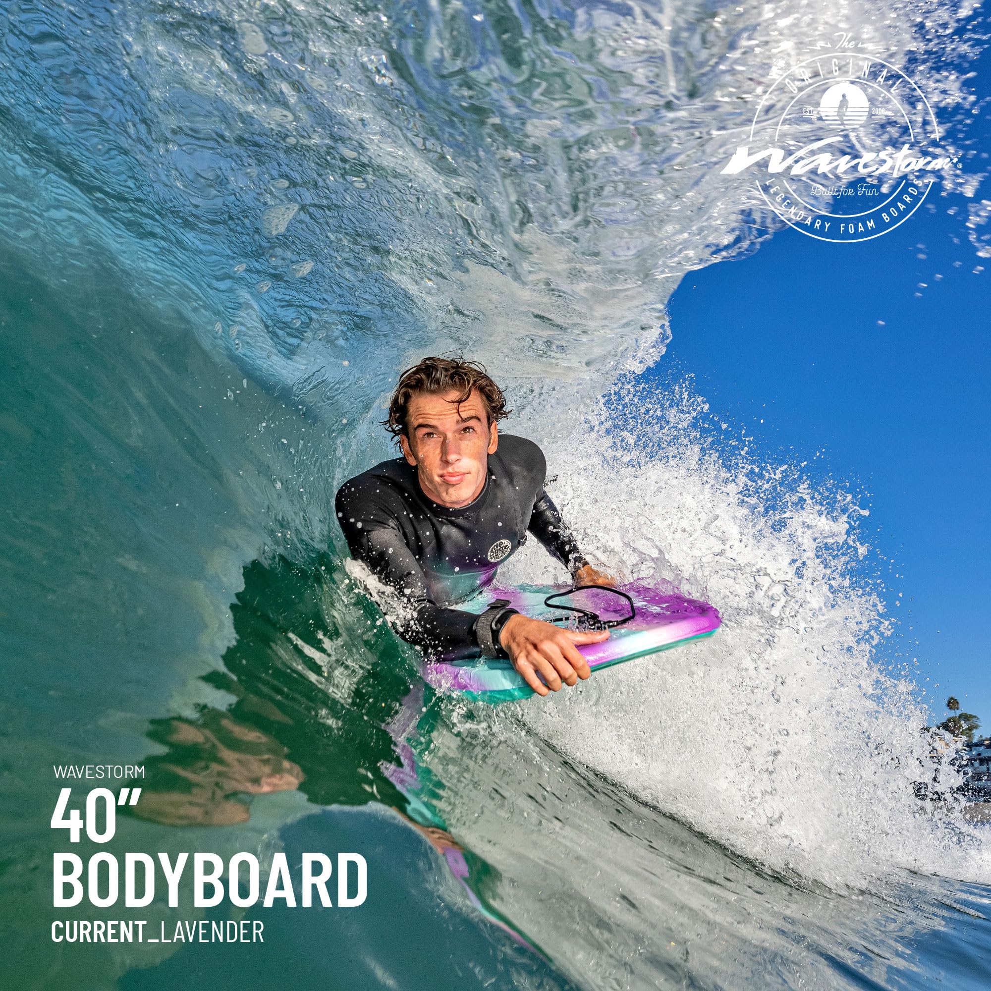 Wavestorm Schaumstoff-Bodyboard, 101,6 cm, 2 Stück