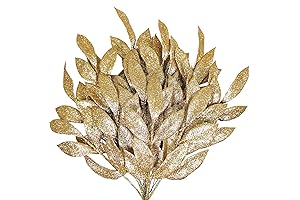 Gold Glimmering Foliage for Holiday Cheer