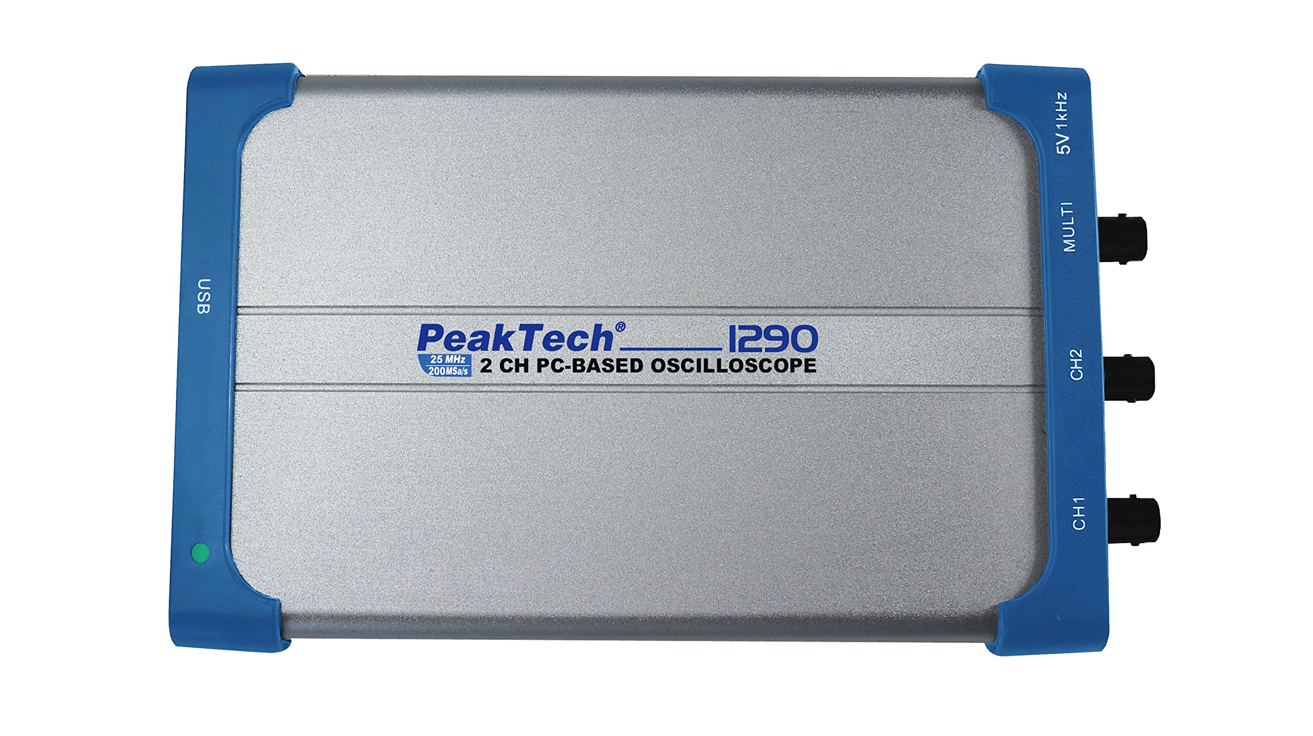 PeakTech 1290 - Oszilloskop Speicheroszilloskop 25MHz 2 Kanal USB