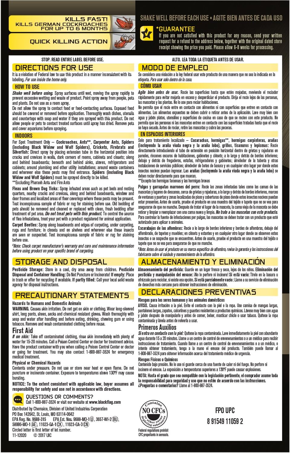 Black Flag Dry Ant and Roach Killer Aerosol, 9-Ounce, 12-Pack - Image 4