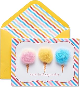 Papyrus Birthday Card Cotton Candy