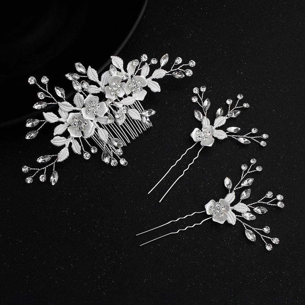 Rhinestone Crystal Clear Bridal comb hair clip Pen Rhinestone Hair Comb - Etsy main image 4
