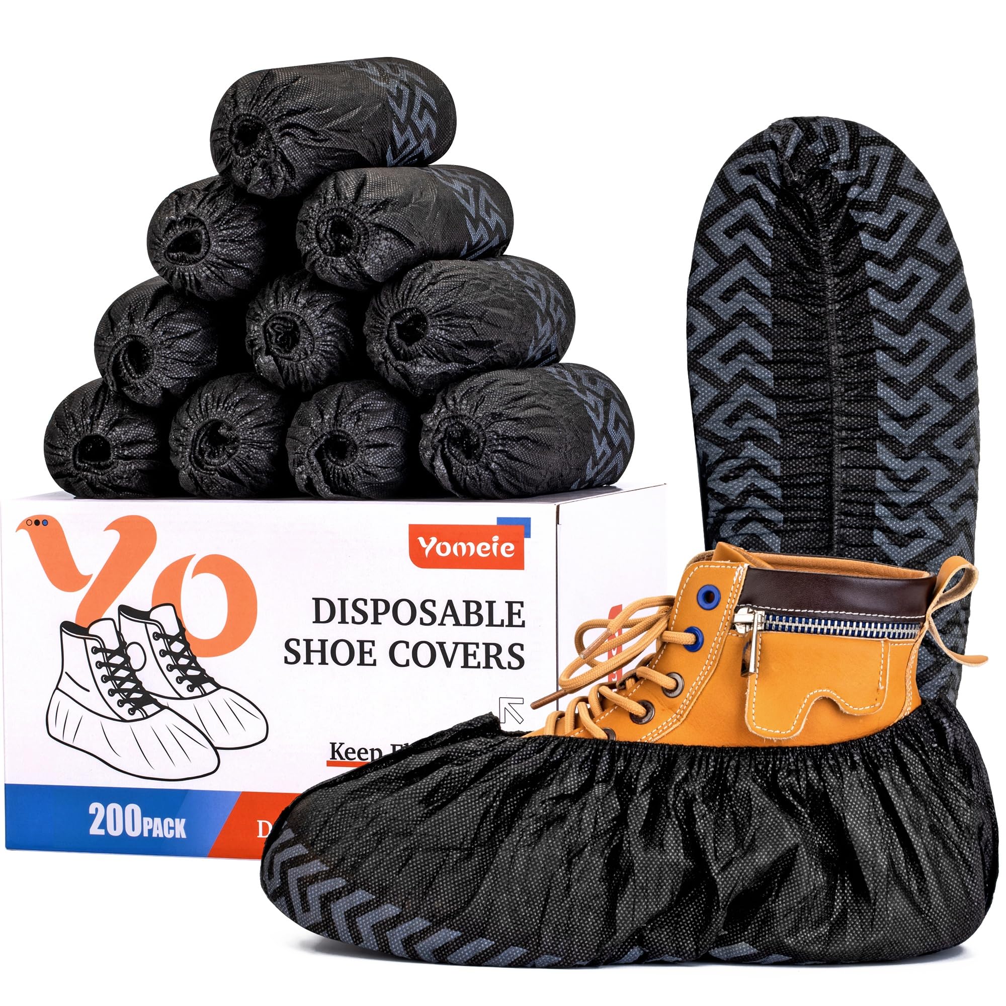 X-Large Shoe Covers Disposable 200-Pack