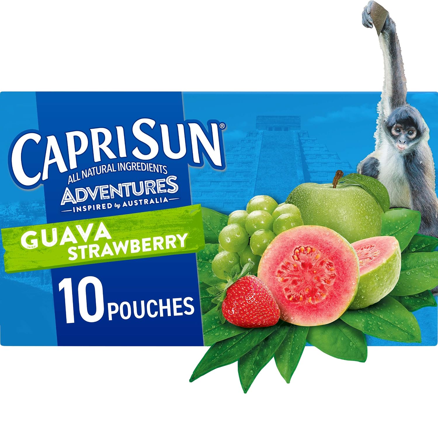 Capri Sun Adventures Guava Strawberry Ready-to-Drink Juice (10 Pouches)