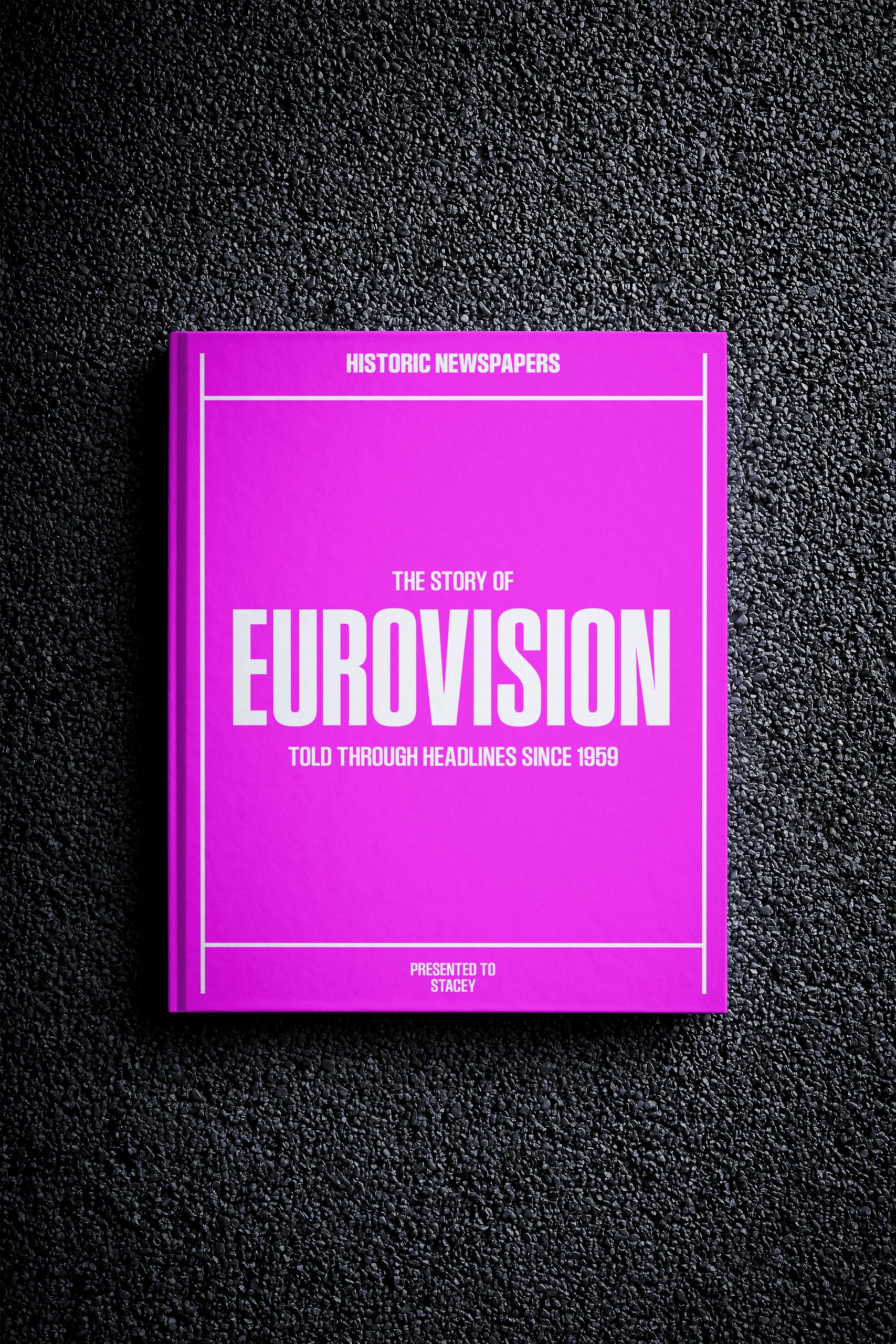 Historic Newspapers - Music Newspaper History Book, Icons and Legends of Music Gift - Keepsake Books - for Music Lovers (Eurovision) — image 1