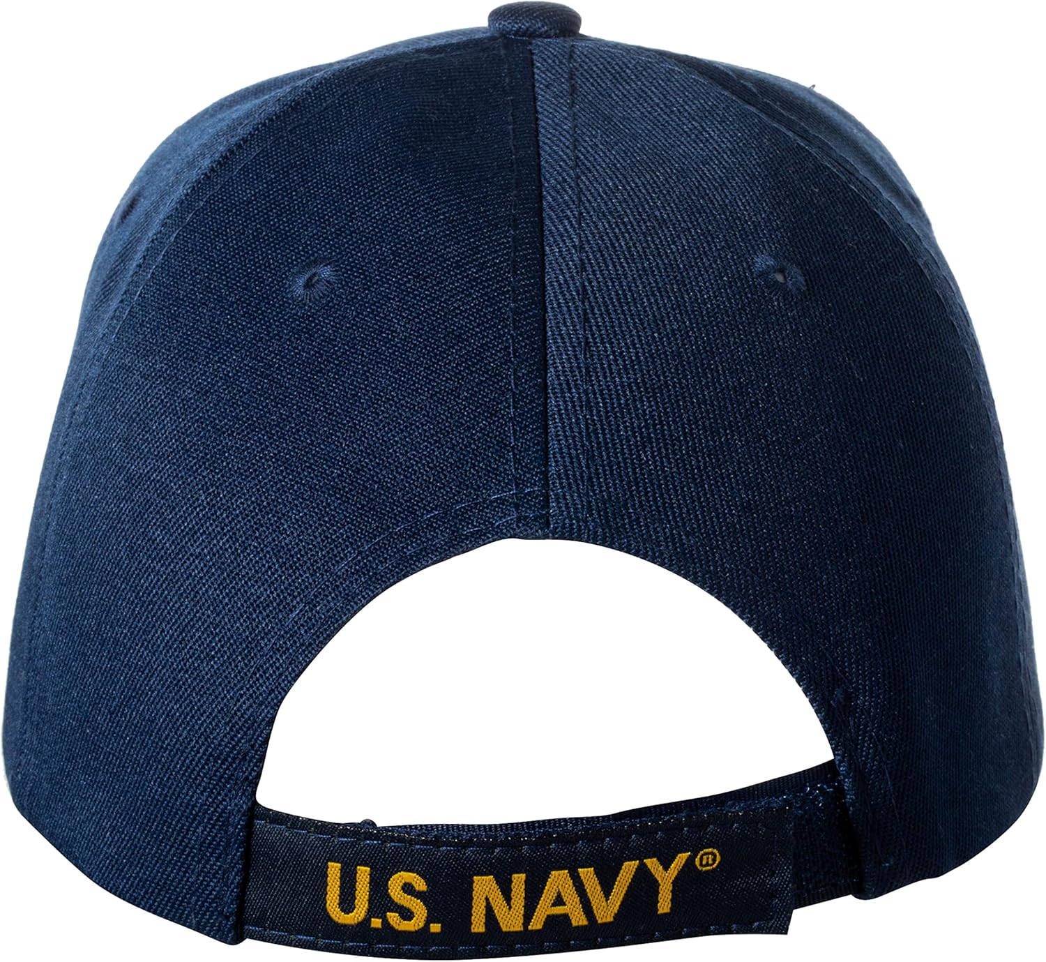 United States Navy Petty Officer Embroidered Adjustable Mid Profile Blue Baseball Cap - Image 3