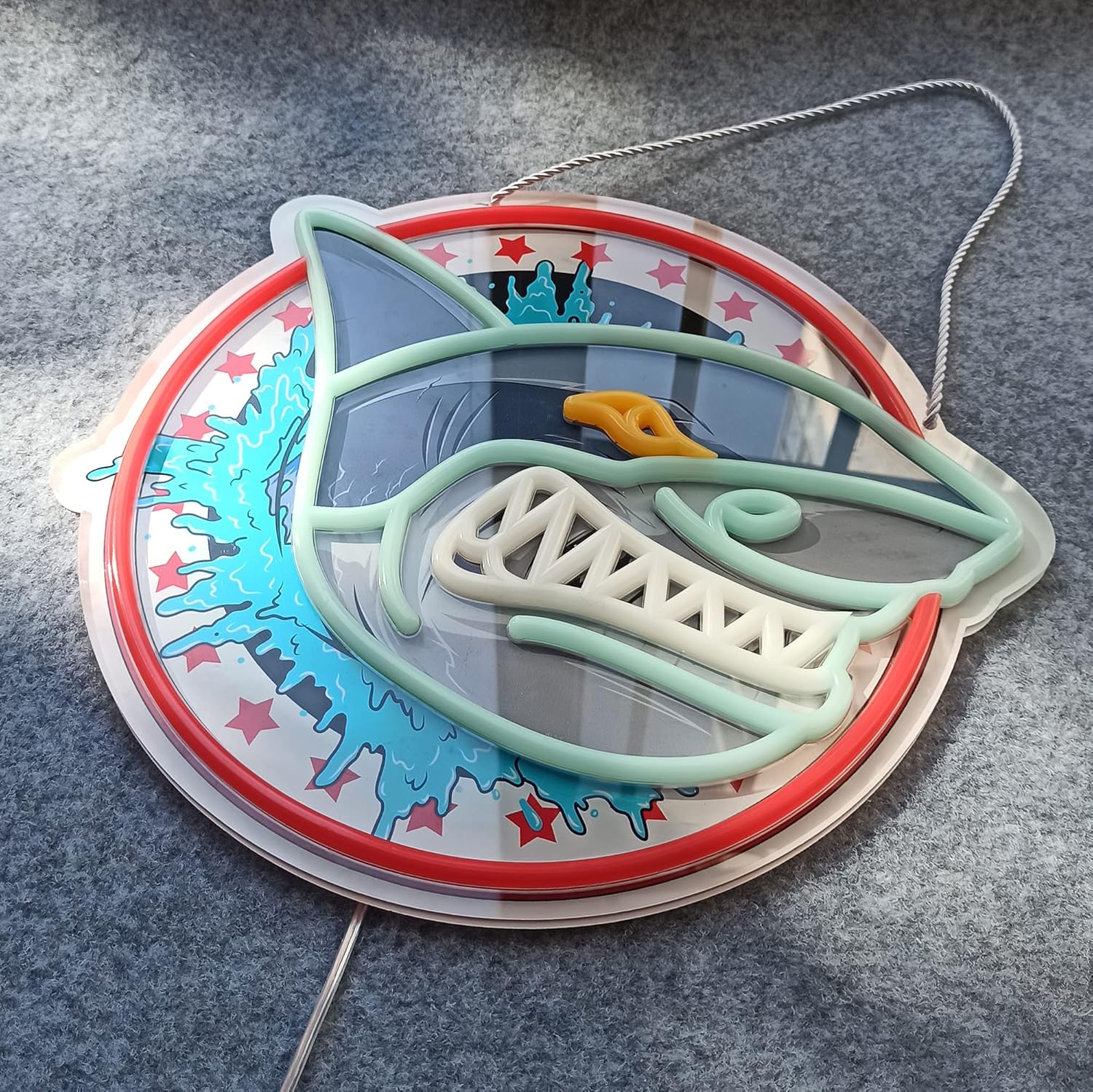 13x13 inch Shark Neon Sign Art Wall Lights for Beer Bar Club Bedroom Hotel Pub Cafe Wedding Birthday Party Gifts - Image 4