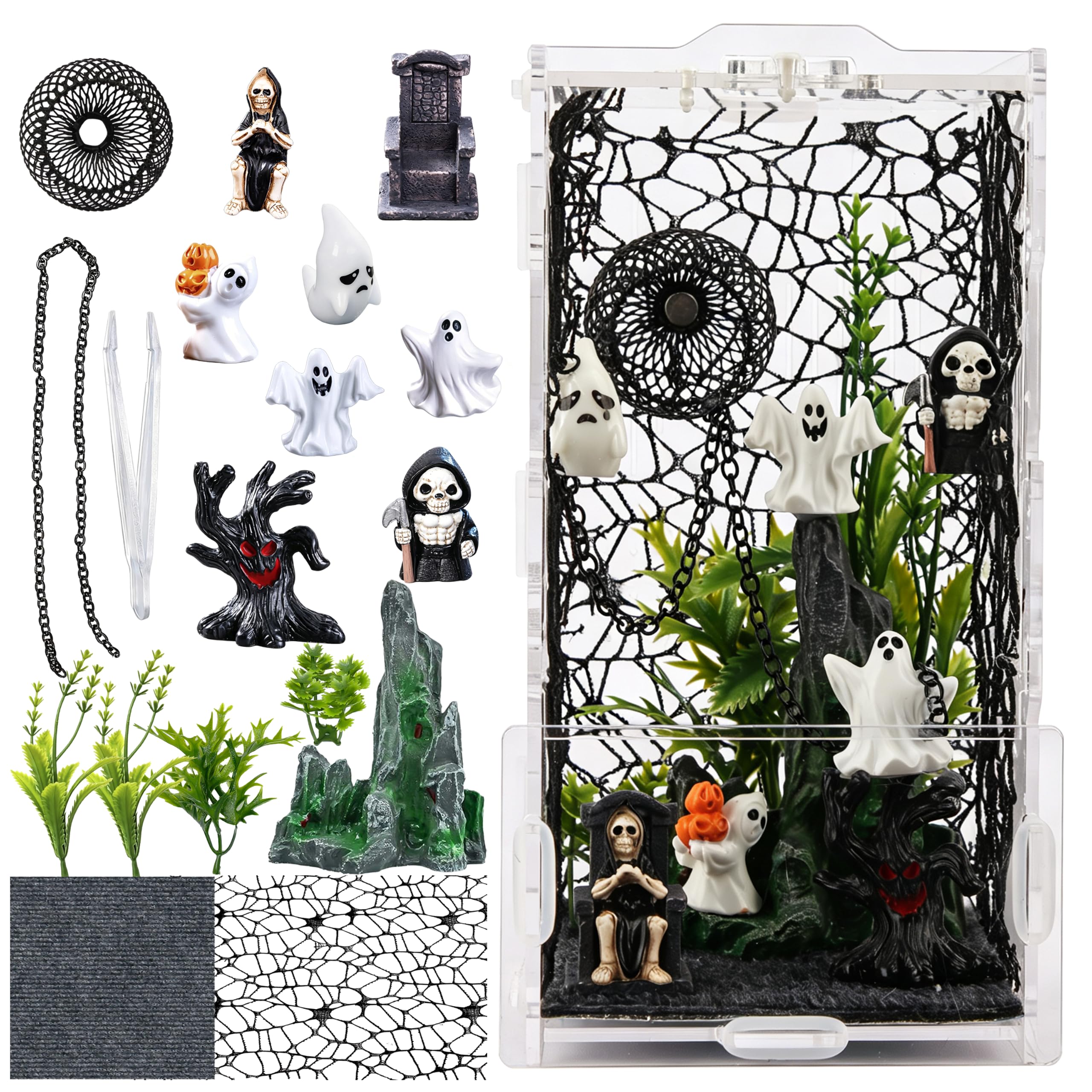 20PCS Acrylic Jumping Spider Enclosure Kit