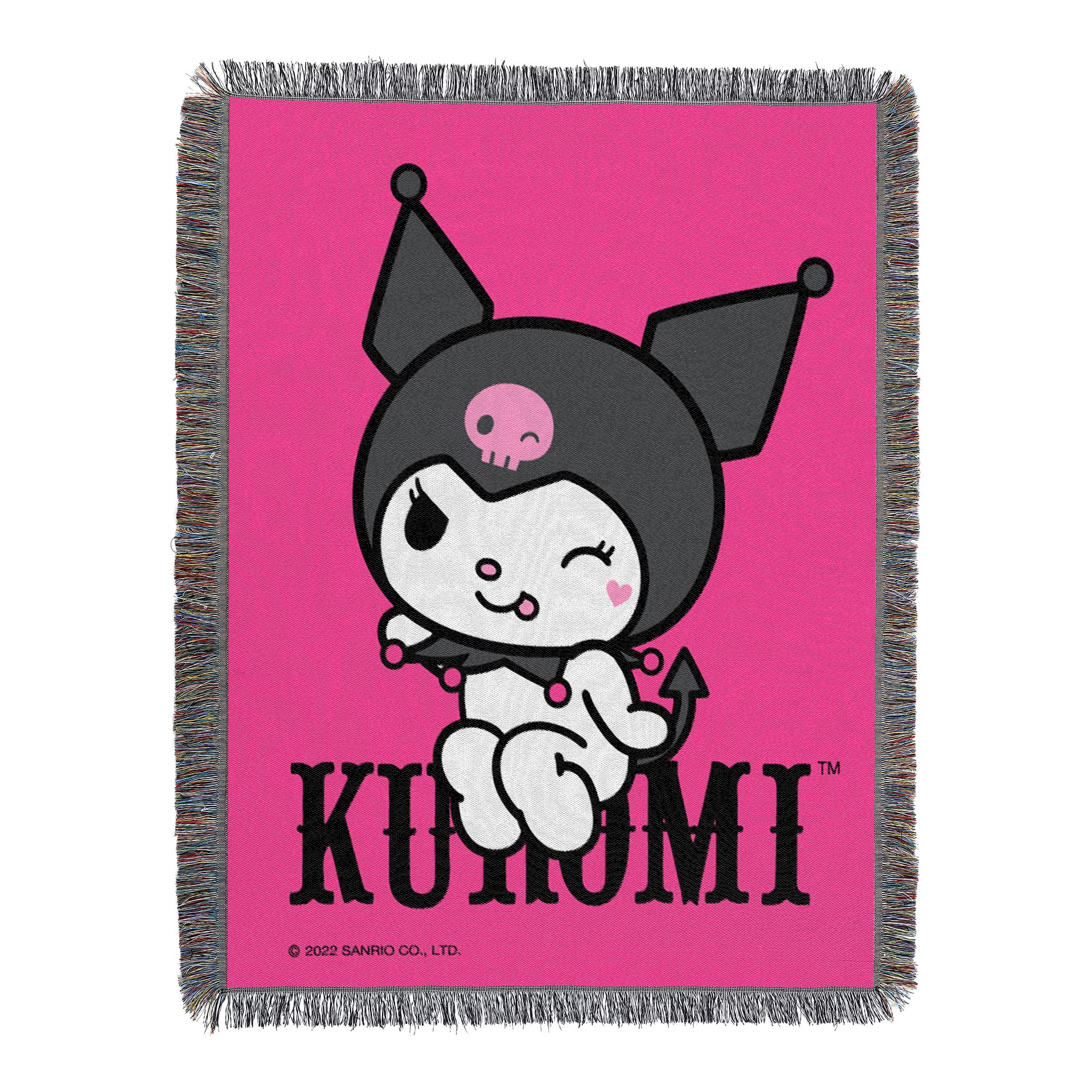 Northwest Woven Tapestry Throw Blanket, 48" x 60", Kuromi So Sassy