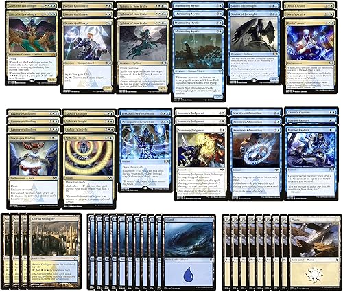 Azorius Addendum Deck  Azul Blanco  Legal Moderno  Construido a medida  Magic The Gathering  MTG  60 cartas!