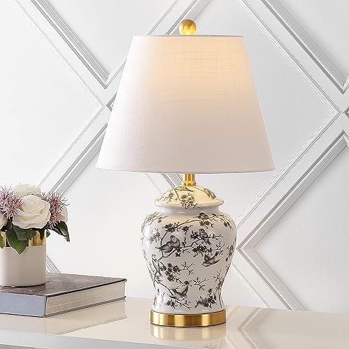Miniatura 2 de JONATHAN Y JYL3005C Penélope - Lámpara de mesa LED clásica de 22 pulgadas, estilo chinoiserie, mesita de noche, mesita de noche para dormitorio,