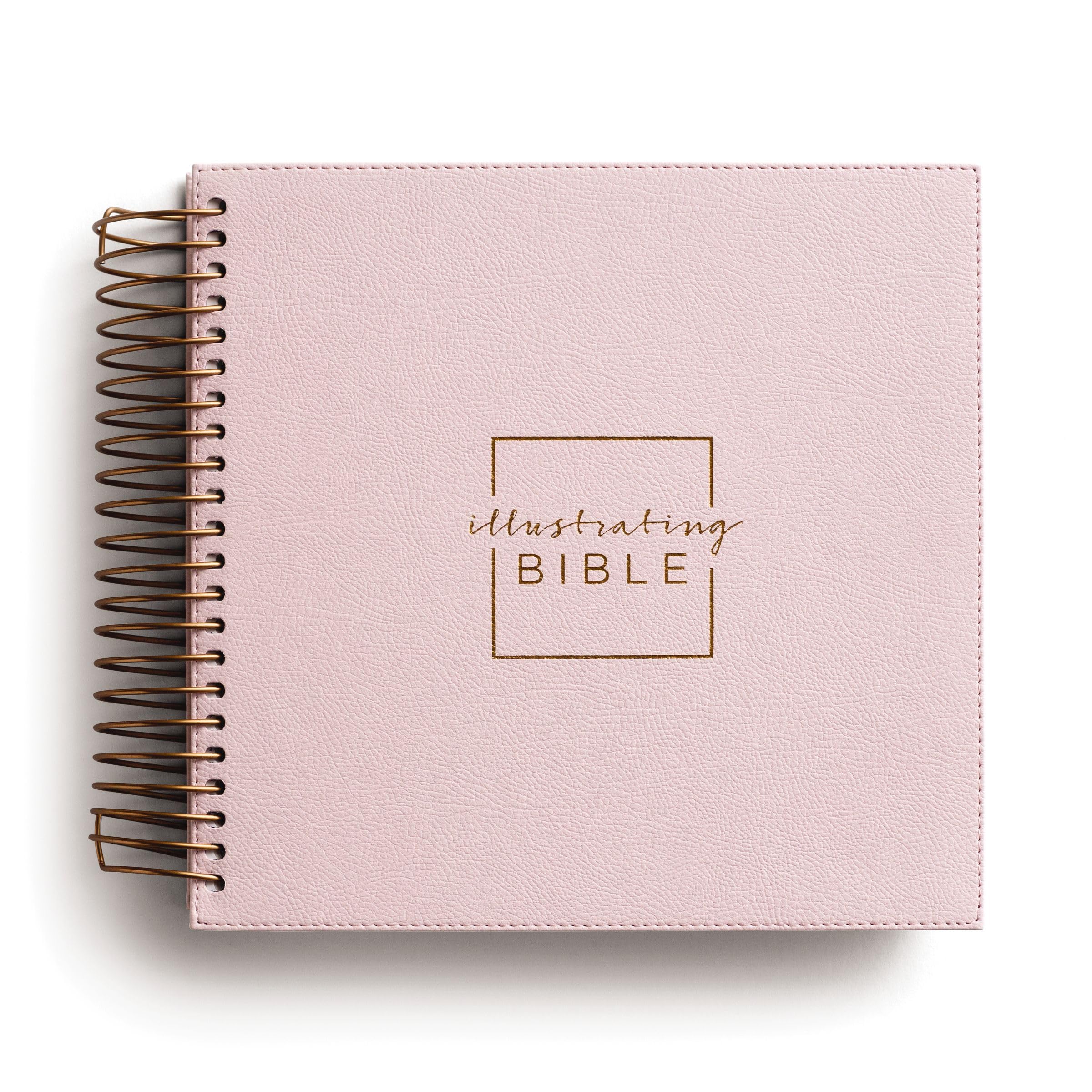 NIV, Spiral-bound Illustrating Bible, Softcover Spiral, Pink: Draw, Write, and Reflect Your Way Through Scripture