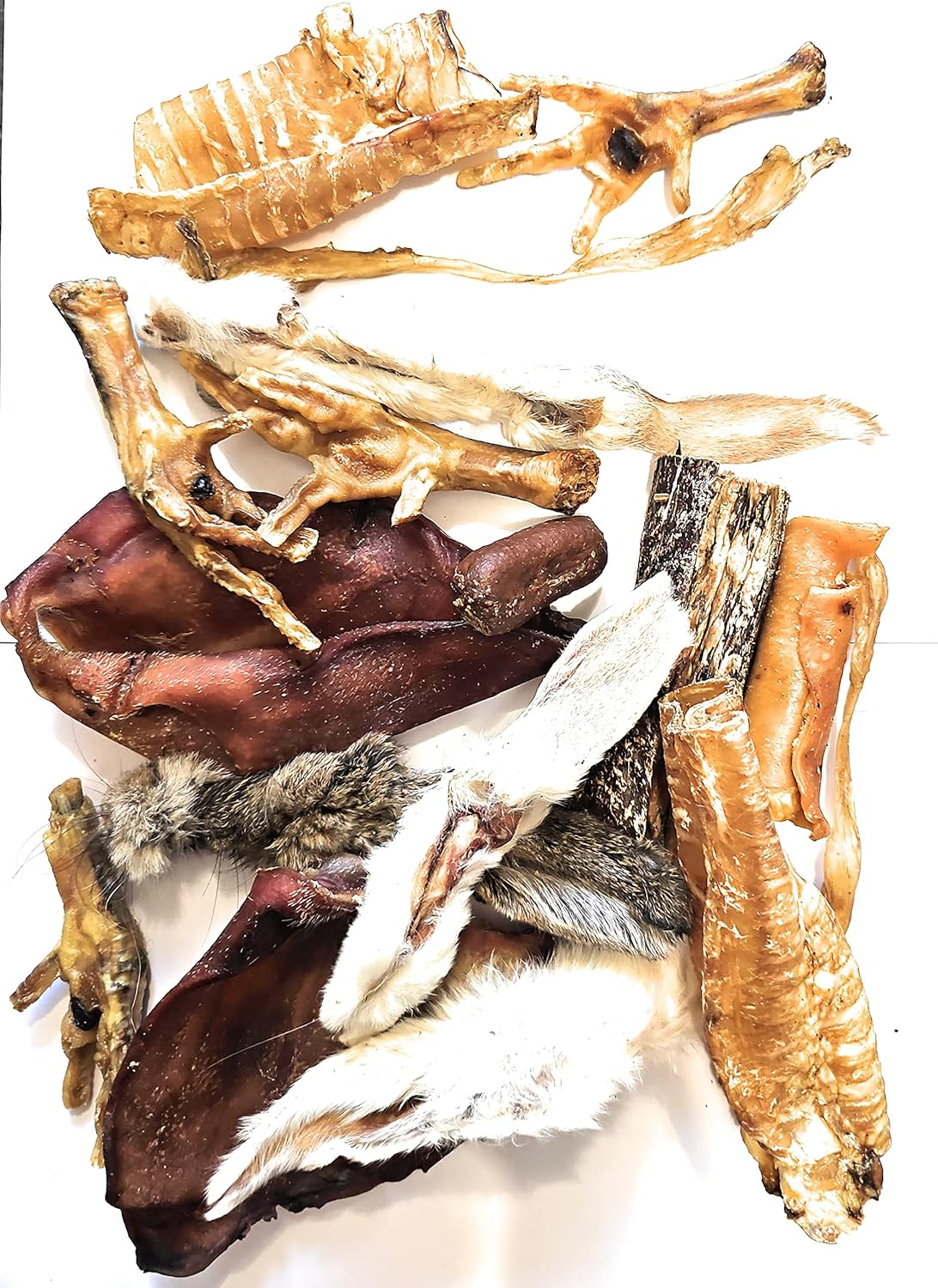 Natural Healthy Dog Chew Treat Box.Raw Long Lasting Dog Chews. Grain