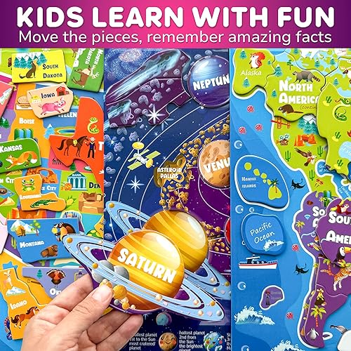 Miniatura 9 de QUOKKA Paquete múltiple de 6 rompecabezas para niños y niñas