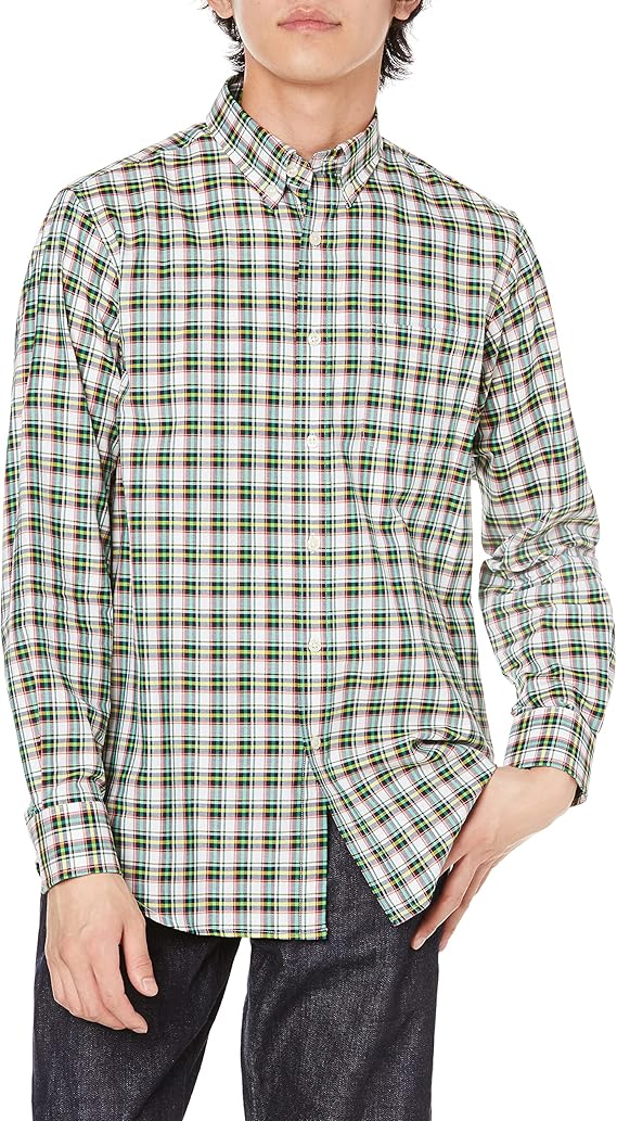 Amazon セシール カジュアルシャツ 綿100 長袖 先染め チェック ボーダー メンズ Jb 1007 シャツ 通販 Amazon セシール カジュアルシャツ 綿100 長袖 先染め チェック ボーダー メンズ Jb 1007 シャツ 通販