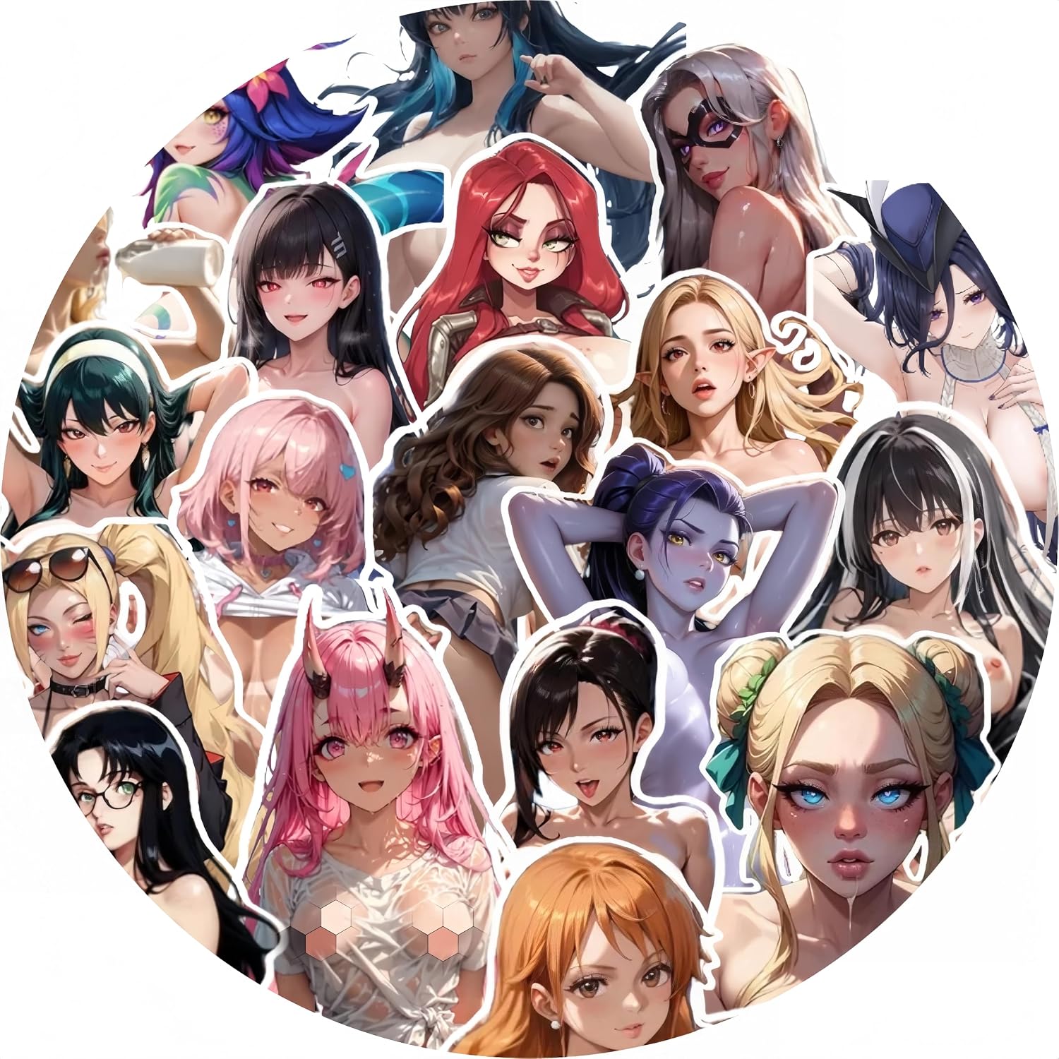 EARLFAMILY Juri Han Street Punk Fanart Car Sticker – Arcade Game NSFW Decal – 5.1"