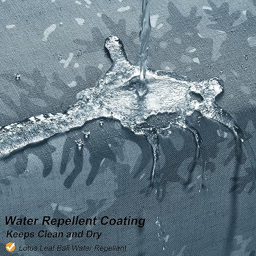 Miniatura 5 de SMABU Cortina de ducha de lino azul y forro de tela texturizada de lino, cortina de ducha azul marino, doble capa de arpillera neutra, tejido fresco