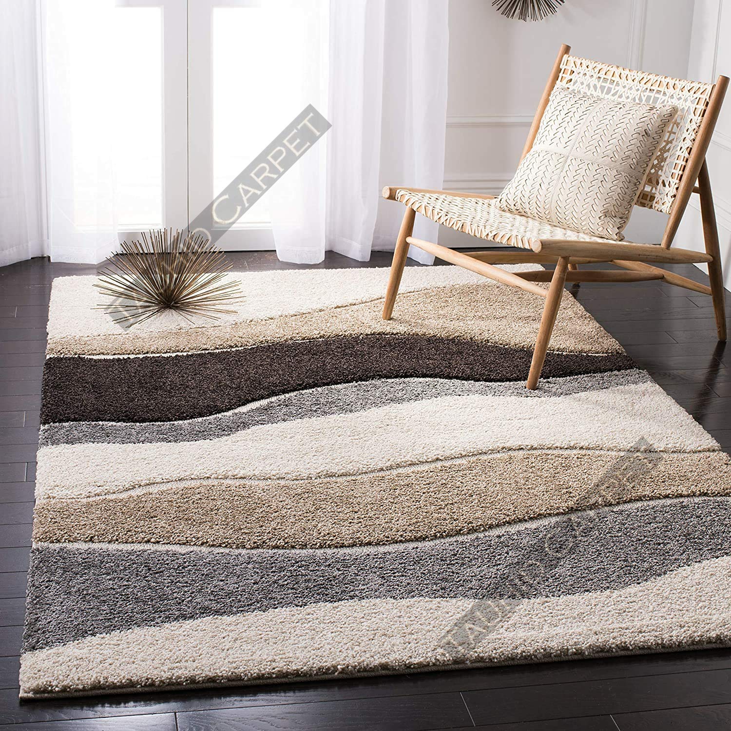 Tauhid Carpet Handmade Super Soft Shag Carpet Rug Microfiber Area Carpet Rug for Living Room, Bedroom, Home Décor 4x6 Feet... - Review, Price and Buying Guide