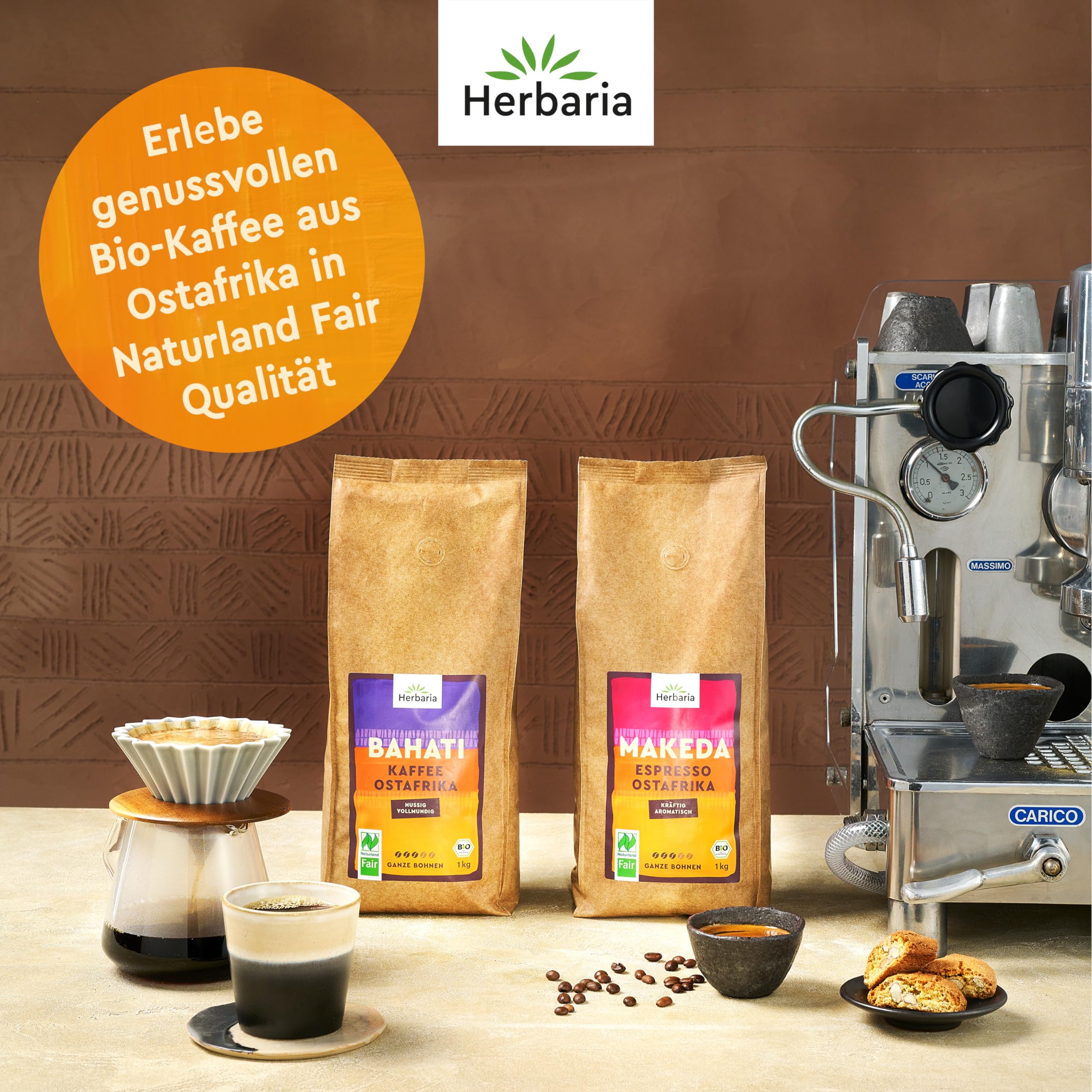 Bahati Kaffee ganze Bohne bio 1000 g