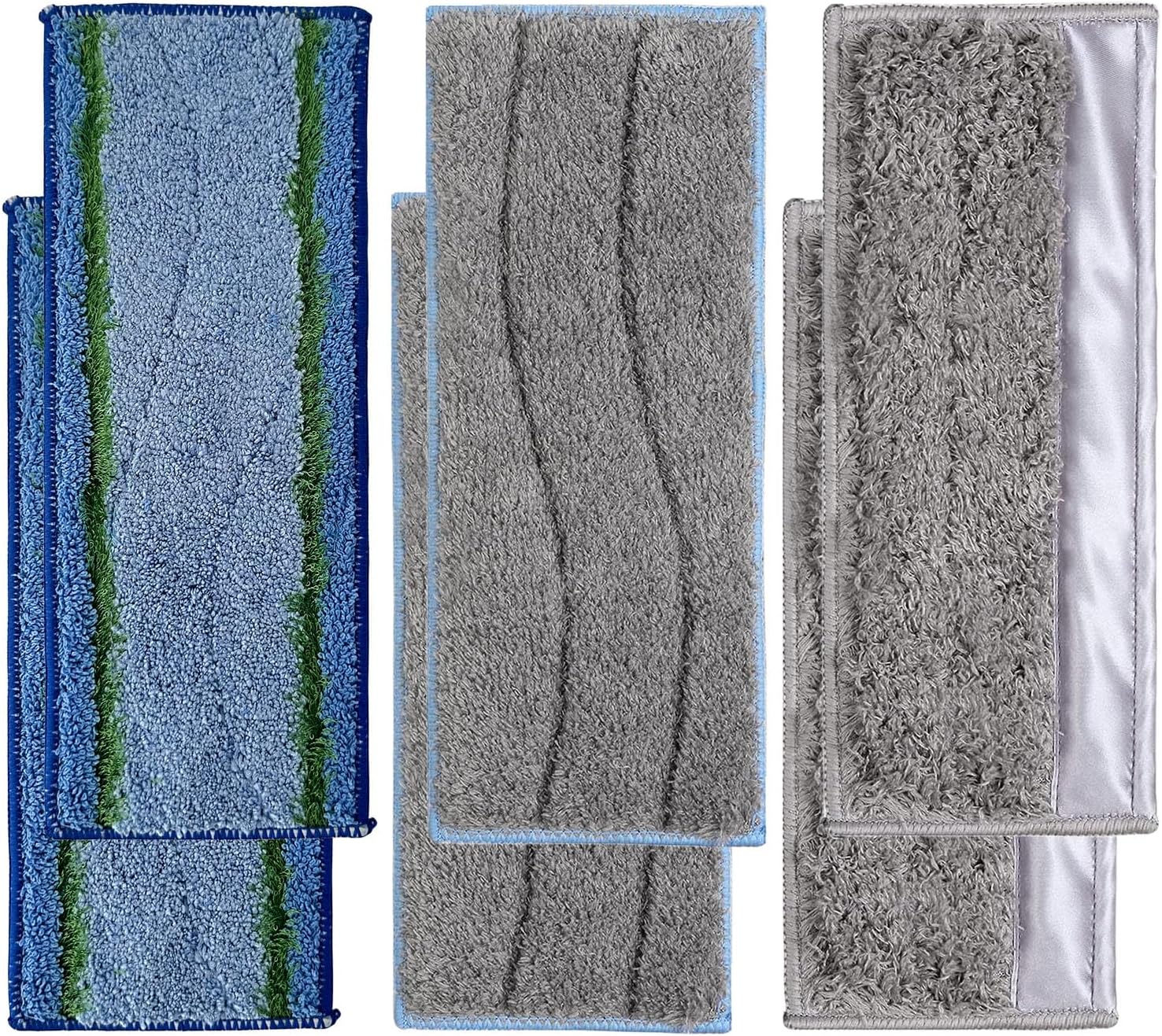 6 Pack Detachable Mop Pads for iRobot Braava Jet m6 Series