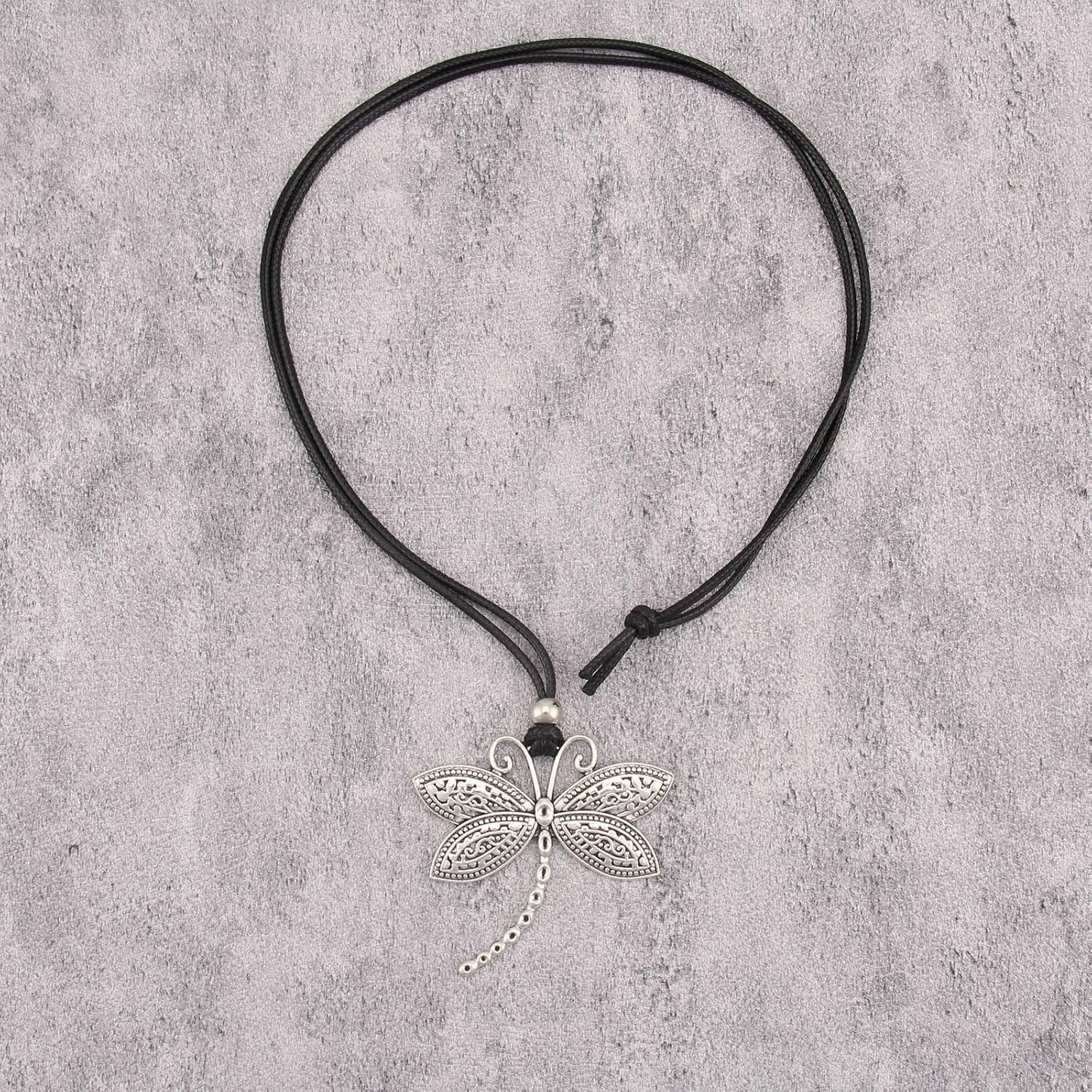 Large Pendant Necklaces Layered Boho Circle Leather Choker Chunky Boho Necklace for Women Long Sweater Necklace Jewelry - Image 7