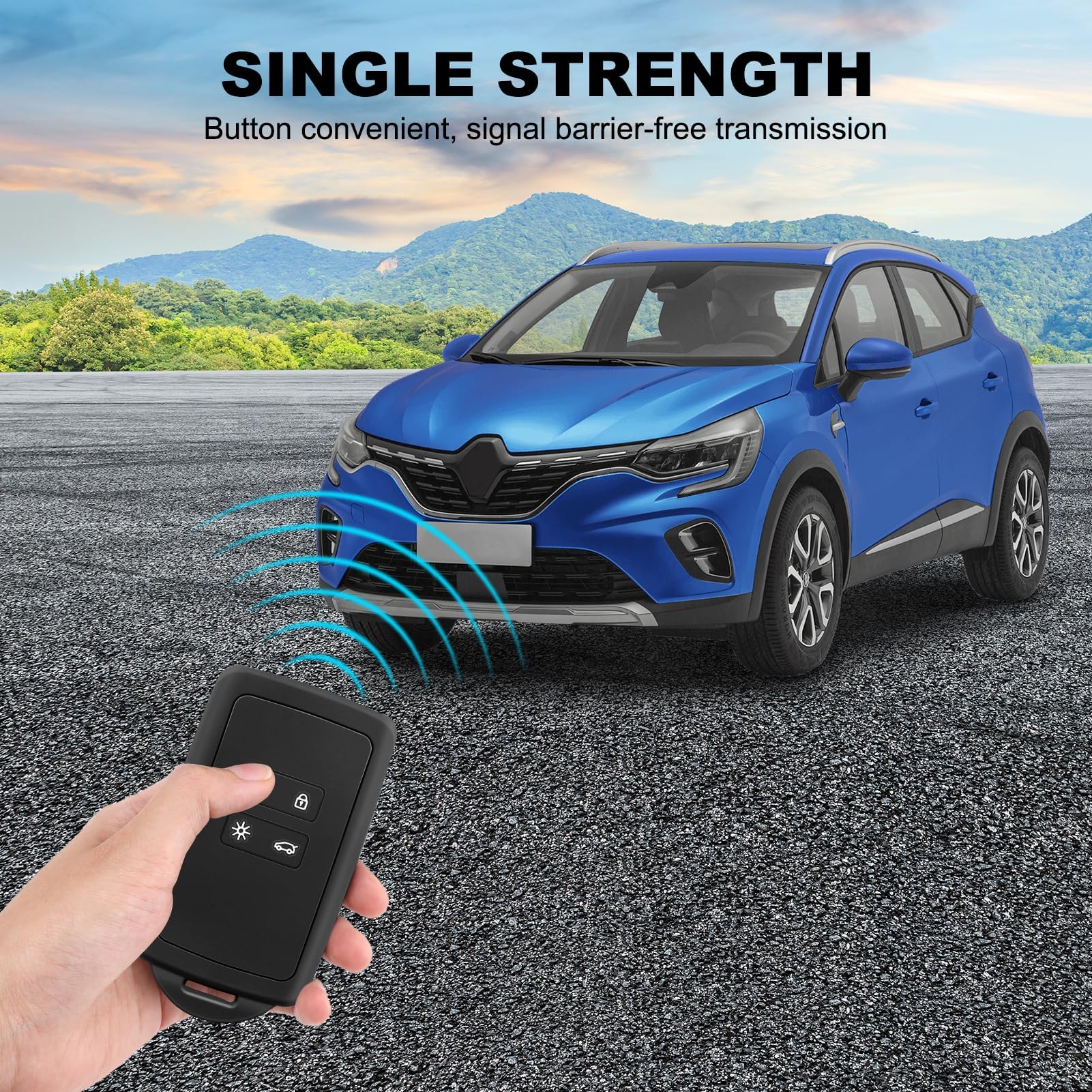 2 Pcs Car Key Cover Renault Key Card Case,Silicone 4 - View #6