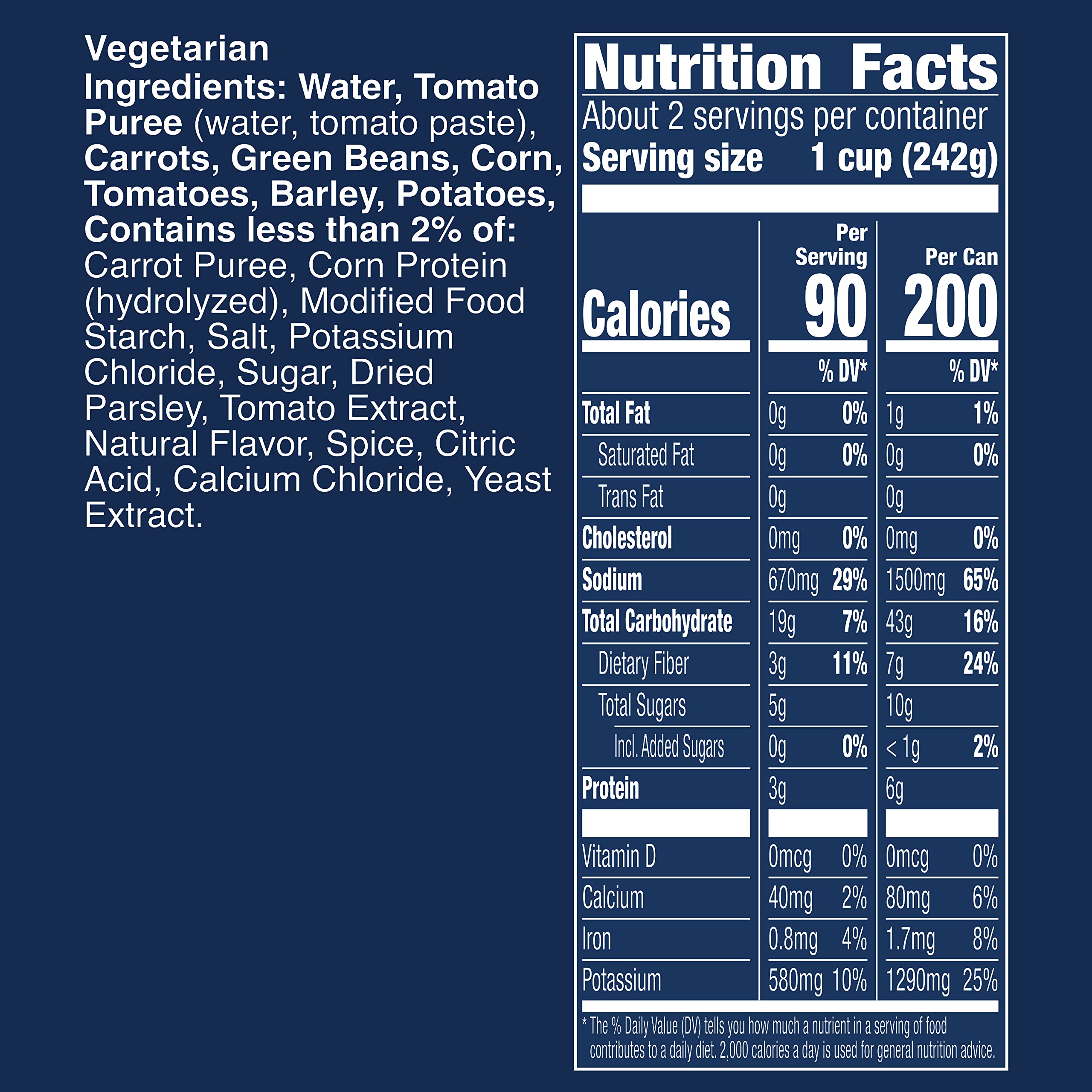 Progresso Vegetable Classics Soup, Vegetable Barley, 19 oz (Pack of 6)