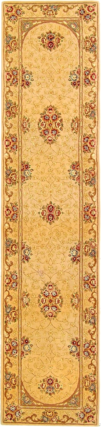 SAFAVIEH Persian Court Collection Runner Rug - 2'6" x 8', Assorted, Handmade Traditional Oriental Silk & Wool, Ideal for High Traffic Areas in Living Room, Bedroom (PC107C)