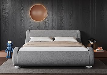 Amazon.com: Allewie Full Size Bed Frame with Ergonomic