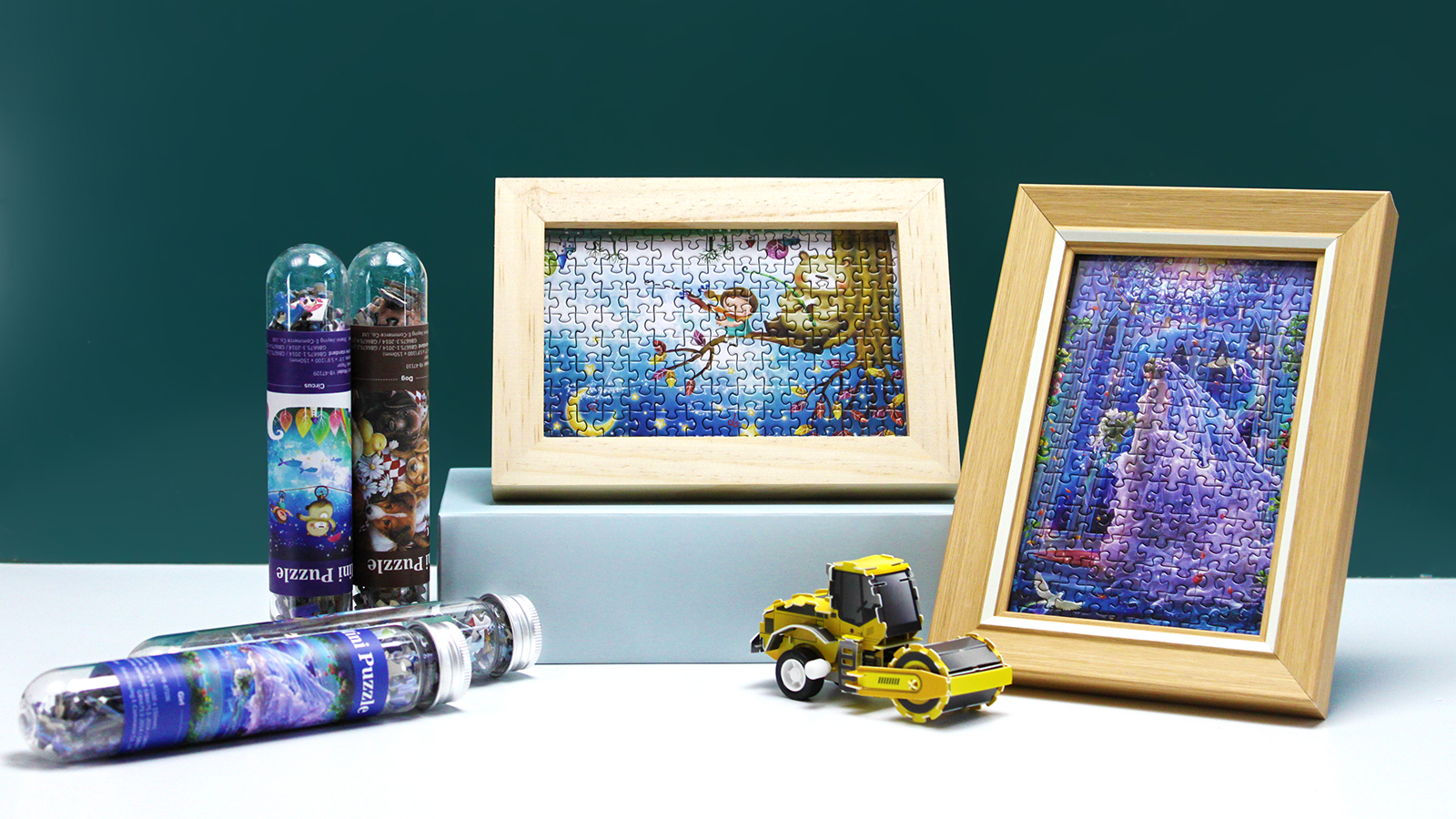 Mini Puzzle De 150 Piezas En Tubo Viajero – Arte De Noche Estrellada, Juego De Mente Para Regalar En Cumpleaños O Graduación