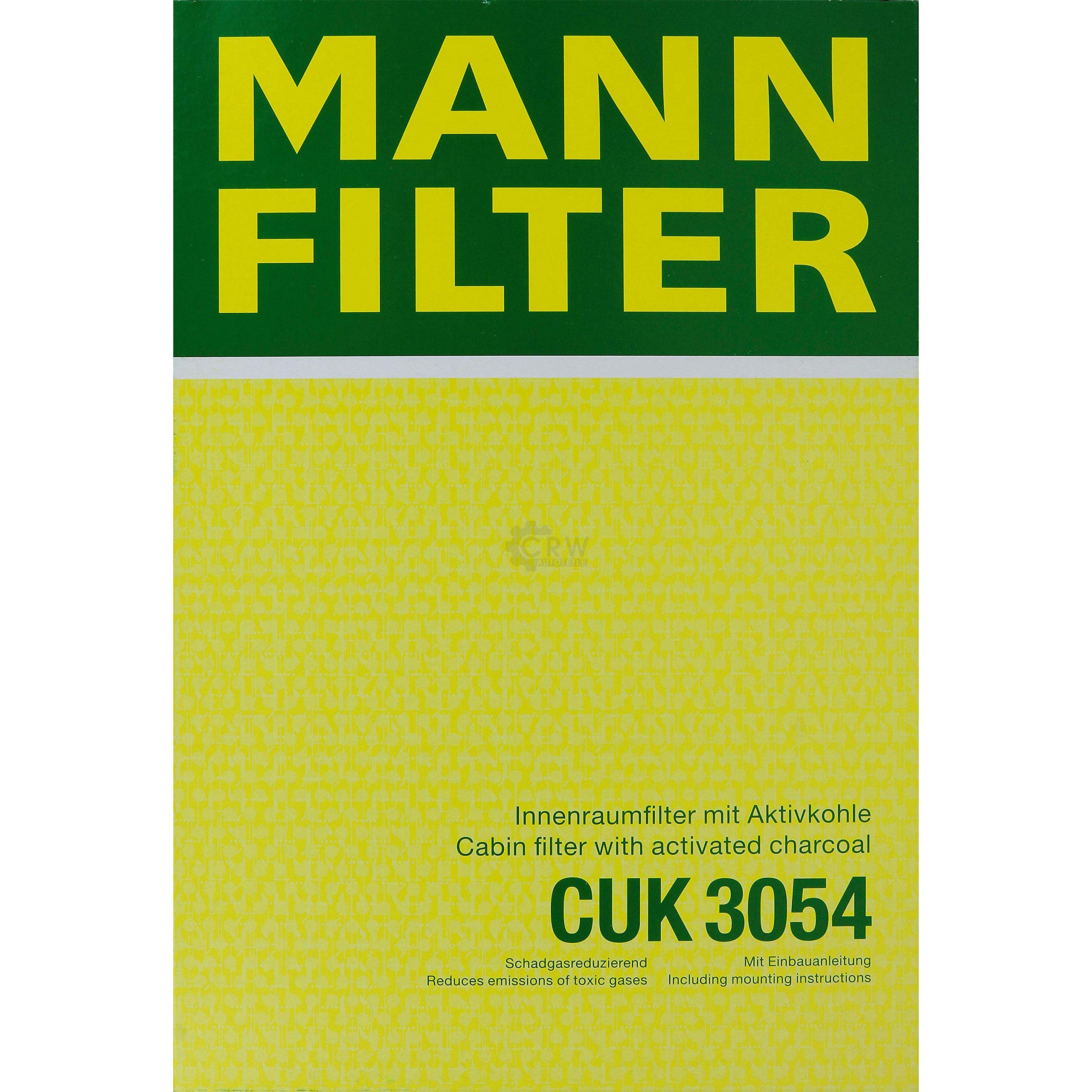 Paquete de inspección Kit de mantenimiento de filtros con filtro de aceite W 712/75, filtro de aire C 30 130, filtro de combustible WK 512, filtro de habitáculo CUK 3054, anillo de sellado