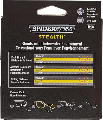 Miniatura 37 de Spiderwire Stealth Braid 3000 Yardas Camuflado azul