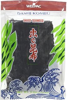 Wel-Pac Dashi Kombu Dried Seaweed - Authentic Japanese Kelp for Umami-Rich Broth, Soups & Stews (1 Pack)