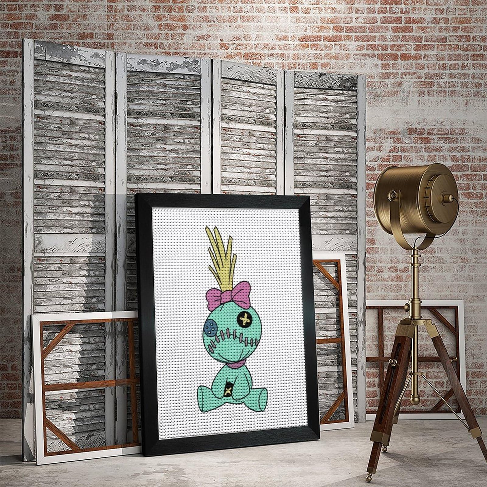 Amazon | スティッチ オハナ スクランプ SCRUMP ダイヤモンドアート