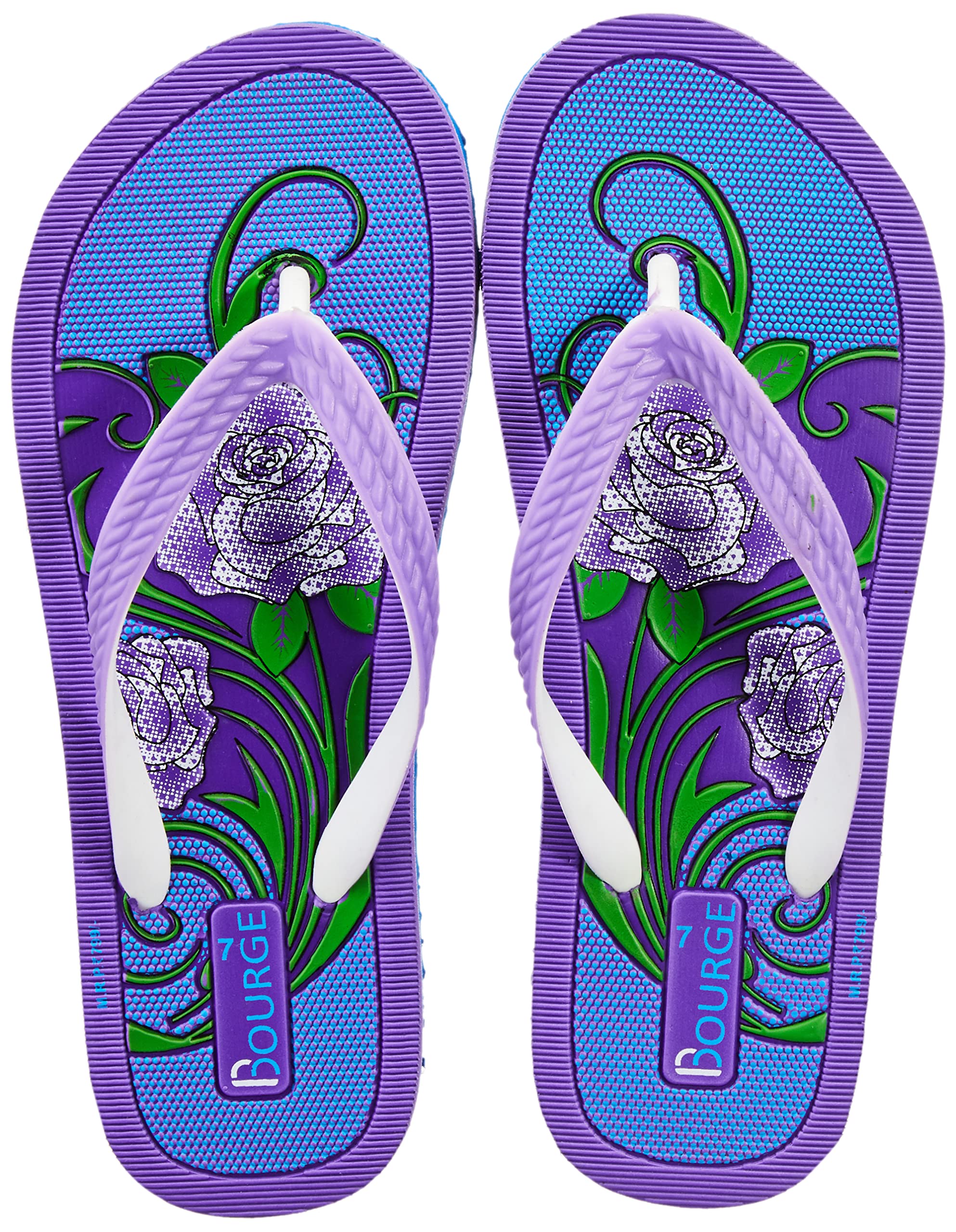 Bourge Womens Gallery-z67 Purple Flip-Flops-8 Kids UK (Gallery-207-08) (B08MBC2V8D) Amazon Price History, Amazon Price Tracker
