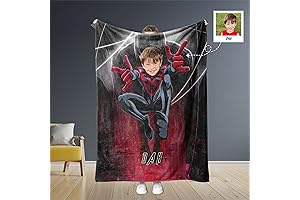 Personalized Spiderman Baby Blanket