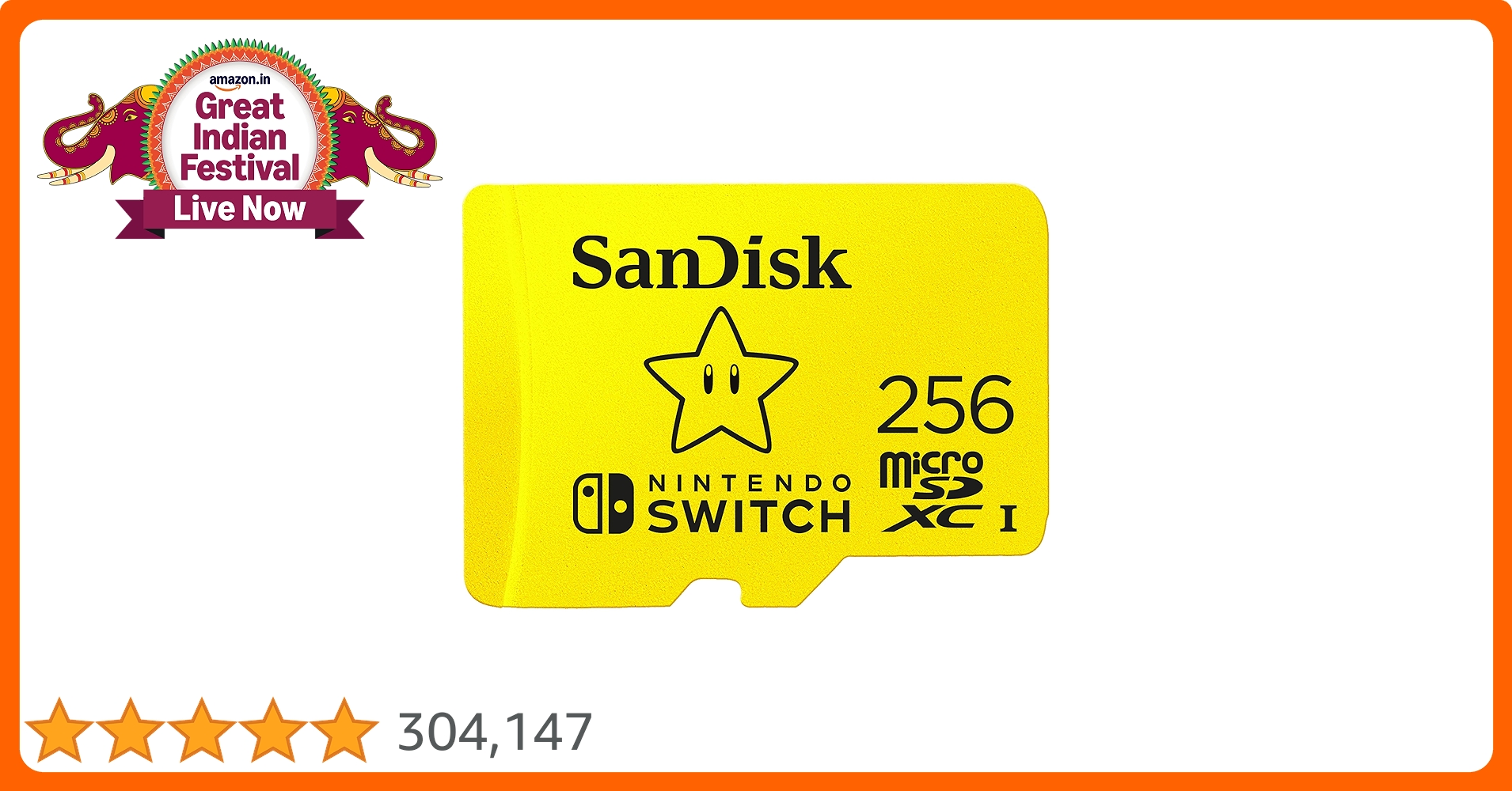 SanDisk microSDXC™ UHS-I Card for Nintendo Switch™ - 256GB