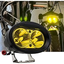 OZ-USA E-bike 2-Pin High Output LED Headlight Neon Yellow Compatible with Rad Power Bikes RadMini RadRover RadExpand RadRunner