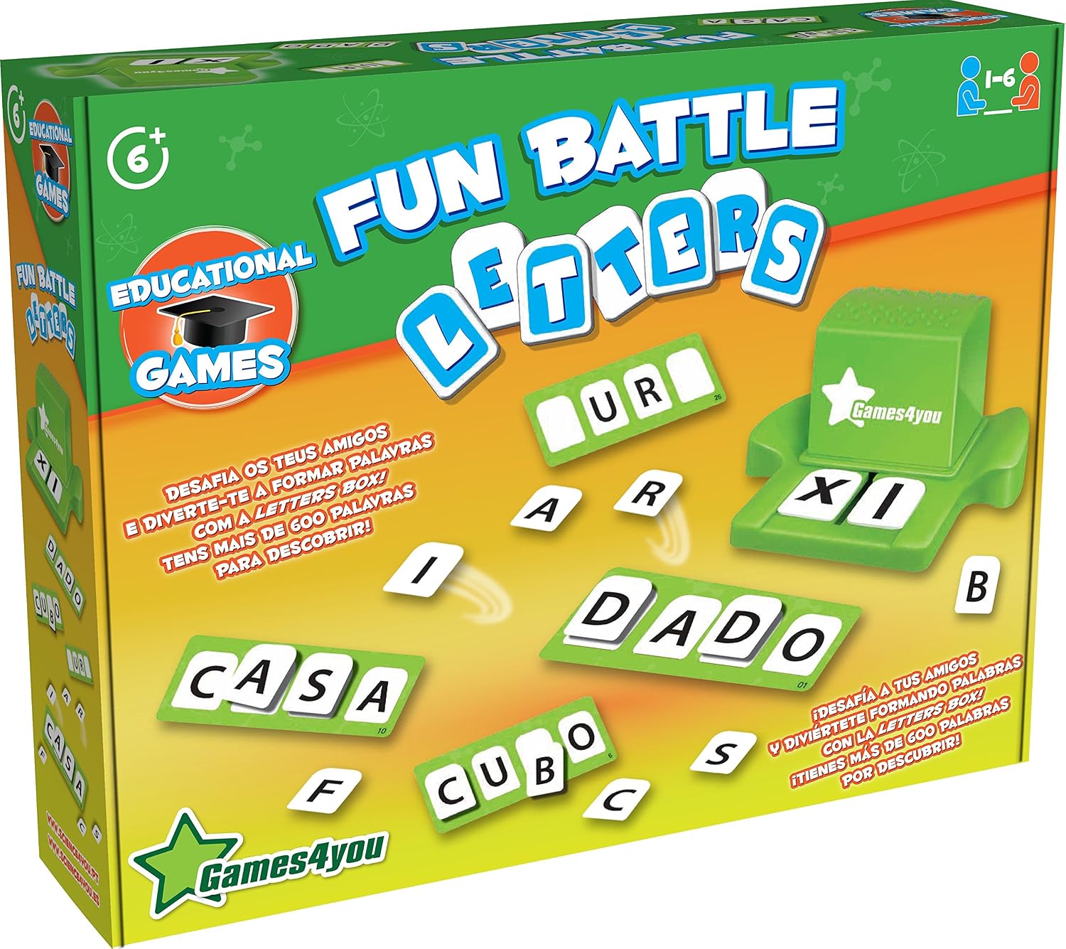 Science4you - Fun Battle Letters, Toy Educational and Scientific (487786)