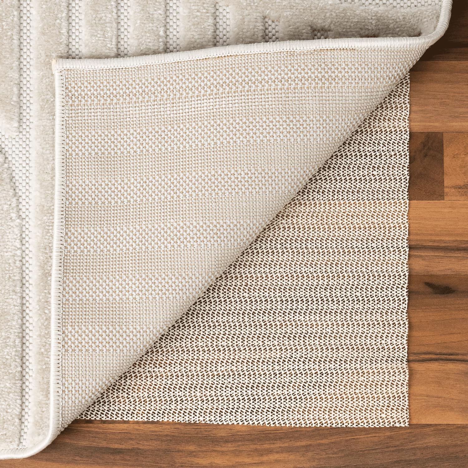 TT Home Anti-Slip Mat Rug Underlay Slip Grid Underlay For Rug Non-Slip, Size:60x80 cm