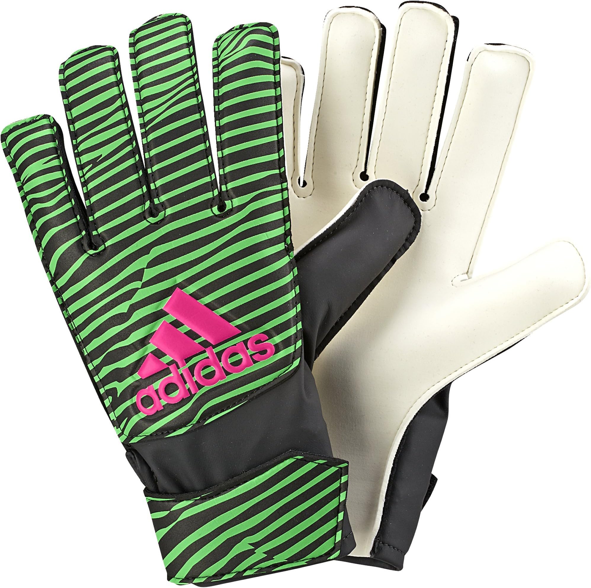 adidasPerformance X Training Goalie Gloves, Solar Lime/Shock Pink/Black, Size 8