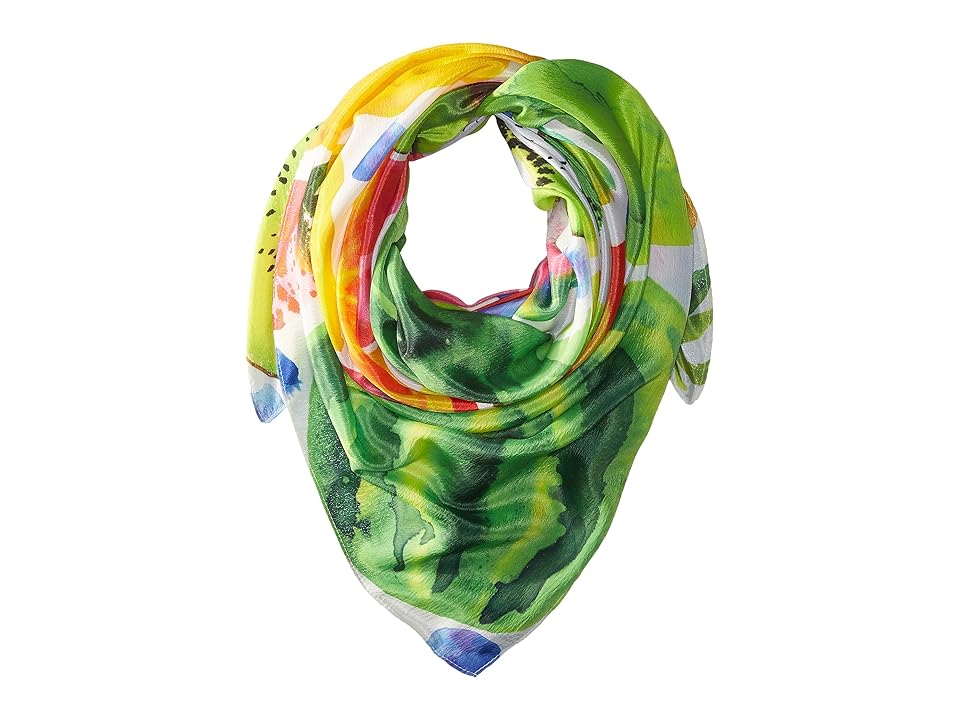 

Echo Design Tutti Frutti Square Pareo Scarf (White) Scarves