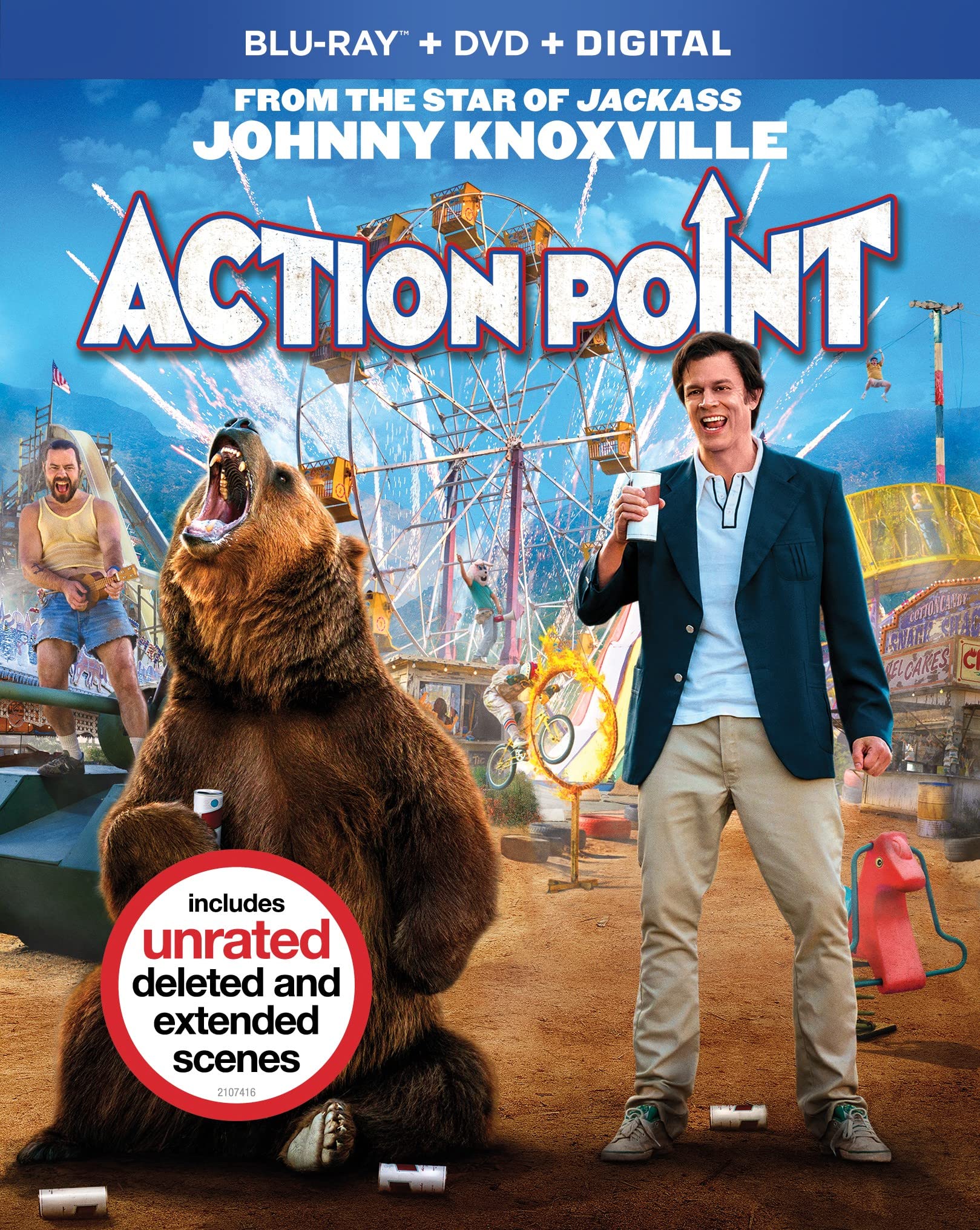 Action Point película Blu-ray para noches de cine en casa y humor estadounidense