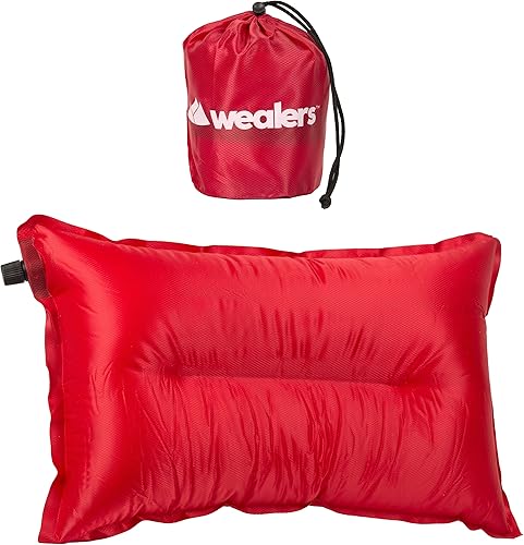 Almohada de acampada  Cojín de viaje automático almohada de aire inflable Pad  compacto y ligero  para viajes Camping Senderismo Mochila al aire