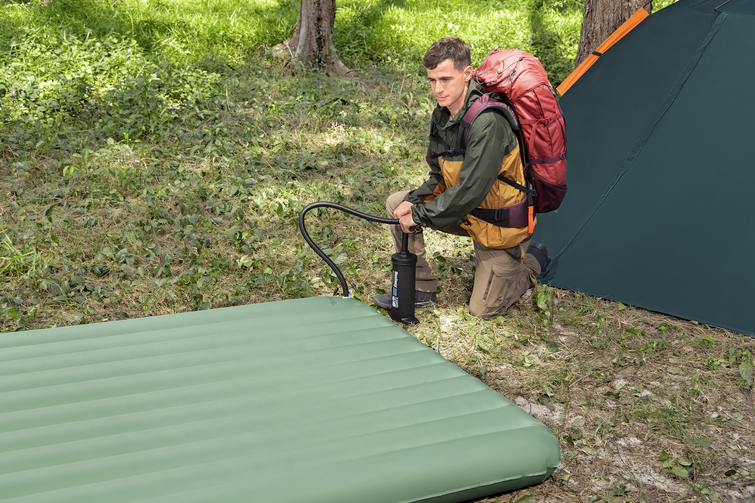 Bestway aufblasbare Doppel-Isomatte AdventuRest 203 x 142 x 15 cm