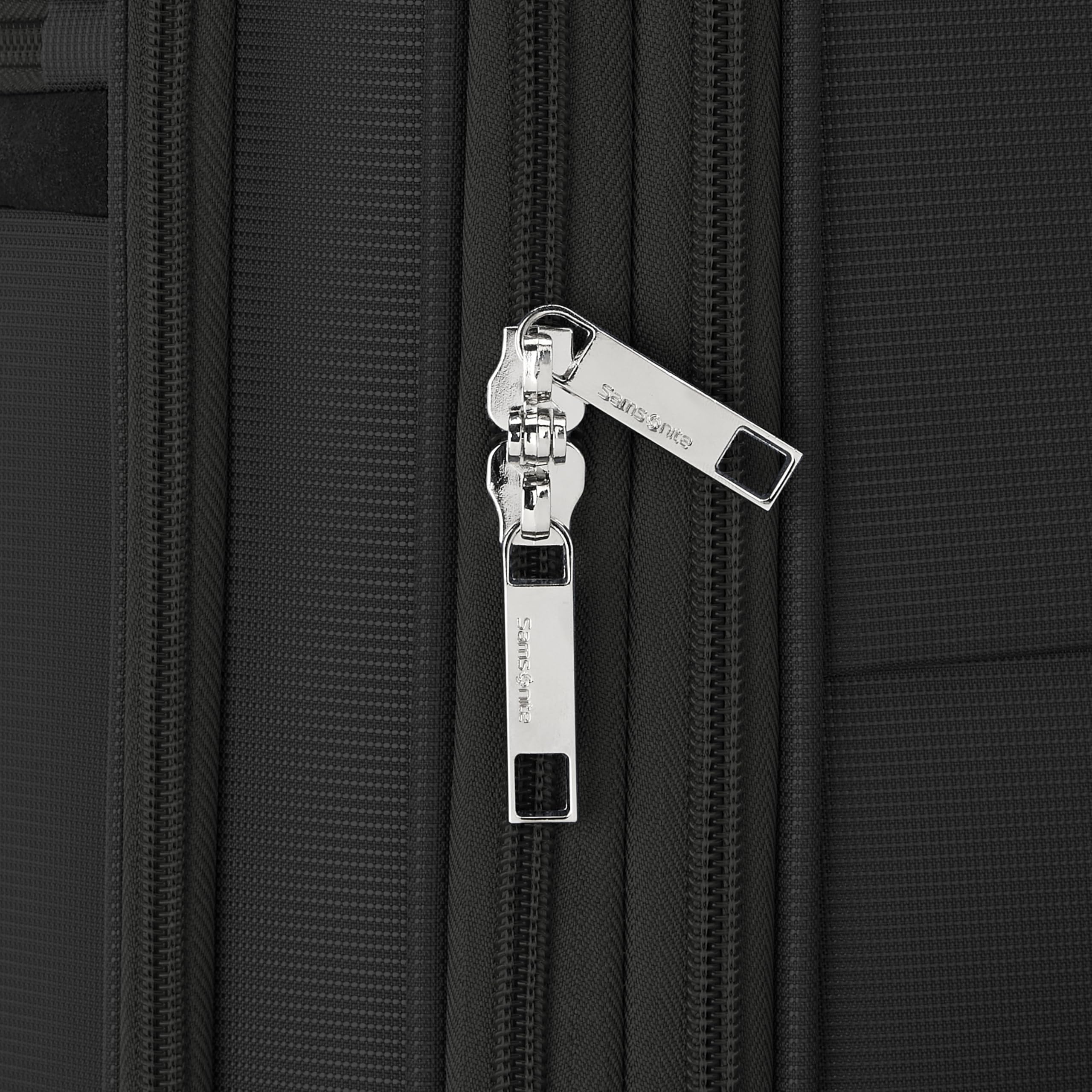 Samsonite Carry-On Soft-Sided Expandable 21-Inch Element Suitcase: Airline Approved for Most Major Airlines, Durable, 360° Spinner Wheels, Adjustable Handle, 2 Front & Side Pocket- Black — view 8