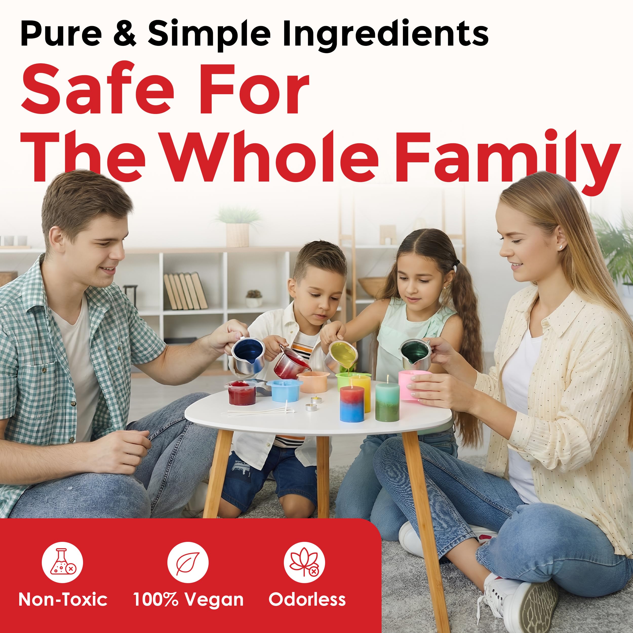 Red Candle Dye – wyprodukowano w USA – wysokiej jakości barwniki do świec – wysoce skoncentrowane – materiały do produkcji świec sojowych lub parafinowych – idealne do każdego zestawu do produkcji